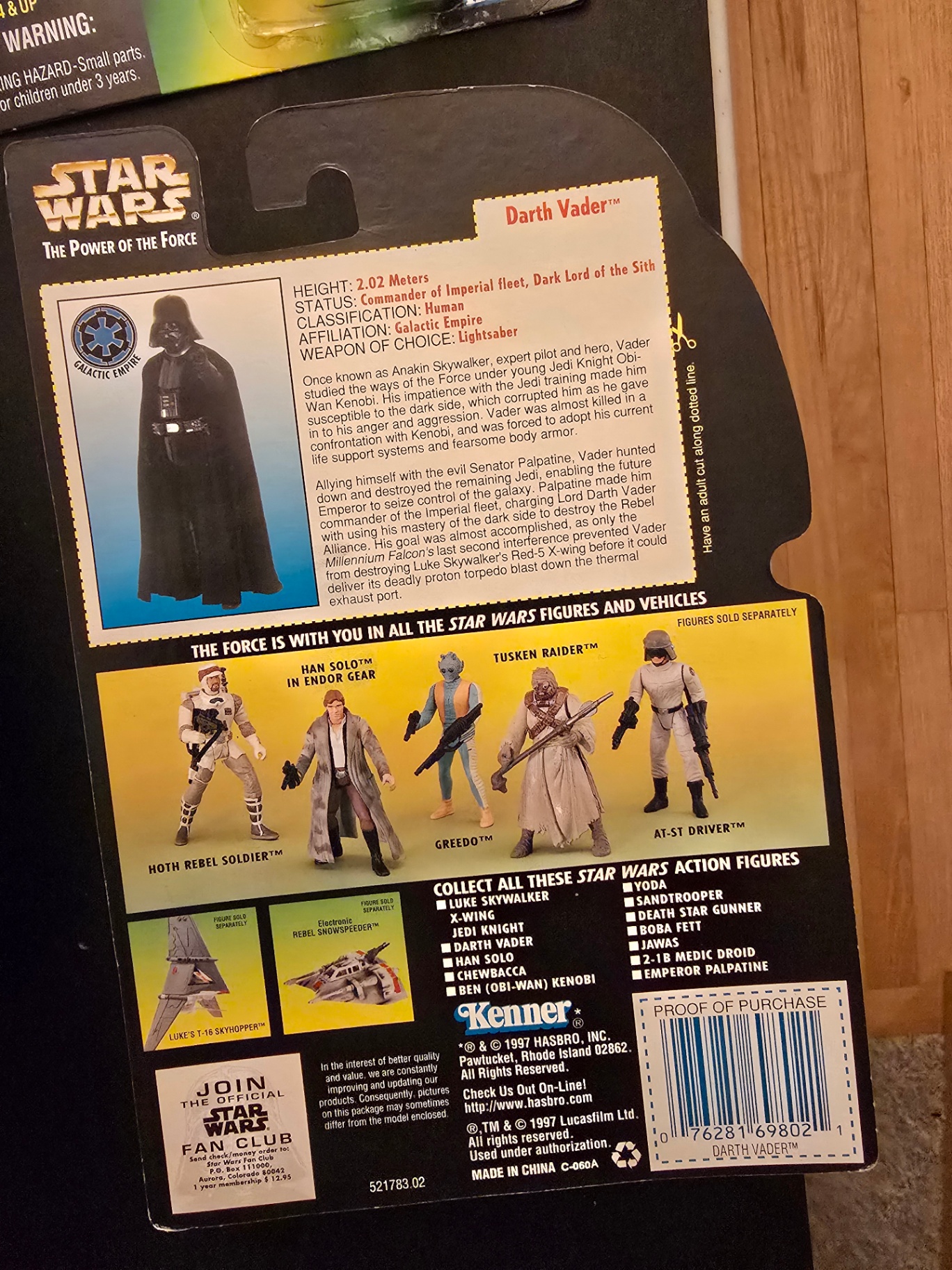 Star Wars The Power of the Force action figures (Luke Skywalker, Darth Vader, Sandtrooper, Lando Calrissian) - image 7 of 10