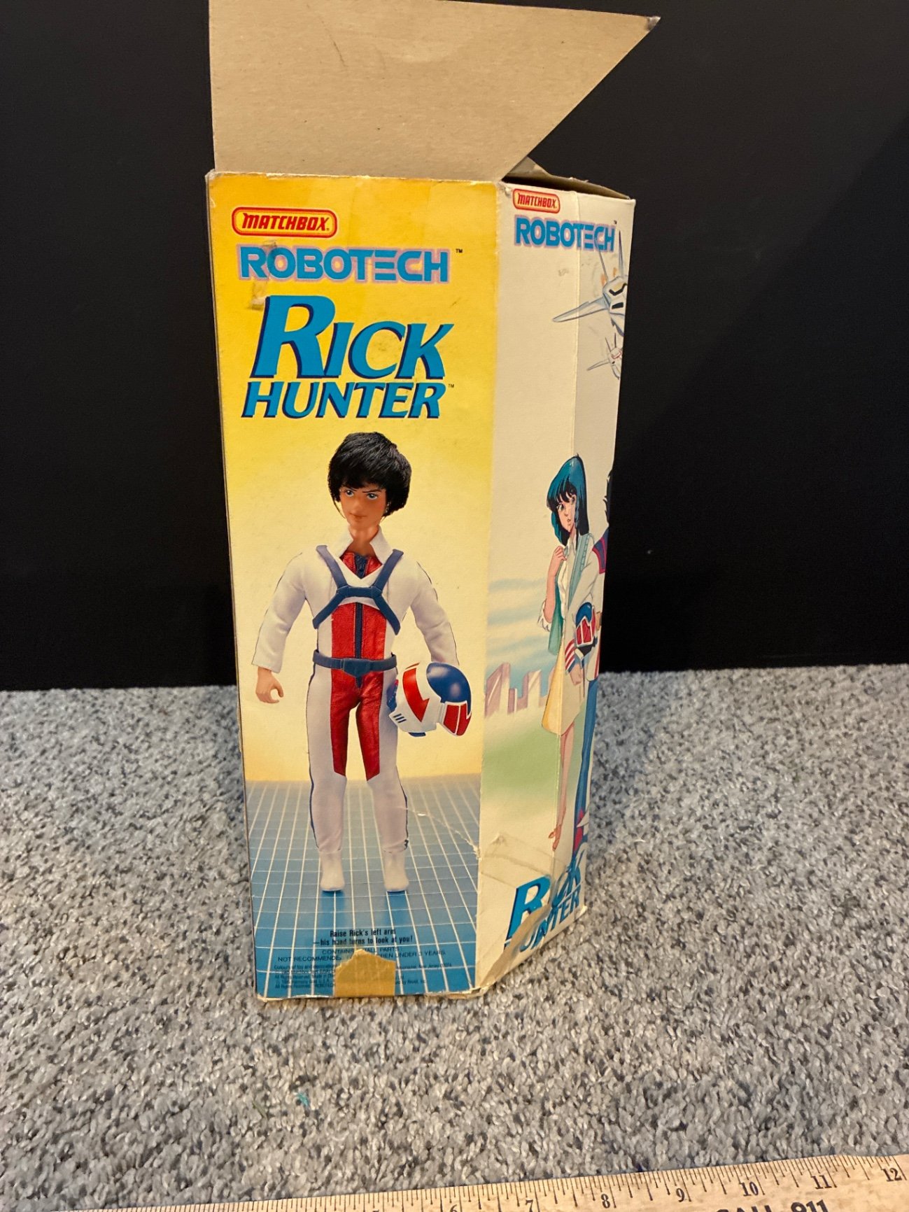  Vintage Robotech figures and Cabbage Patch Kids original baby carrier rocker with assorted dolls - image 5 of 11