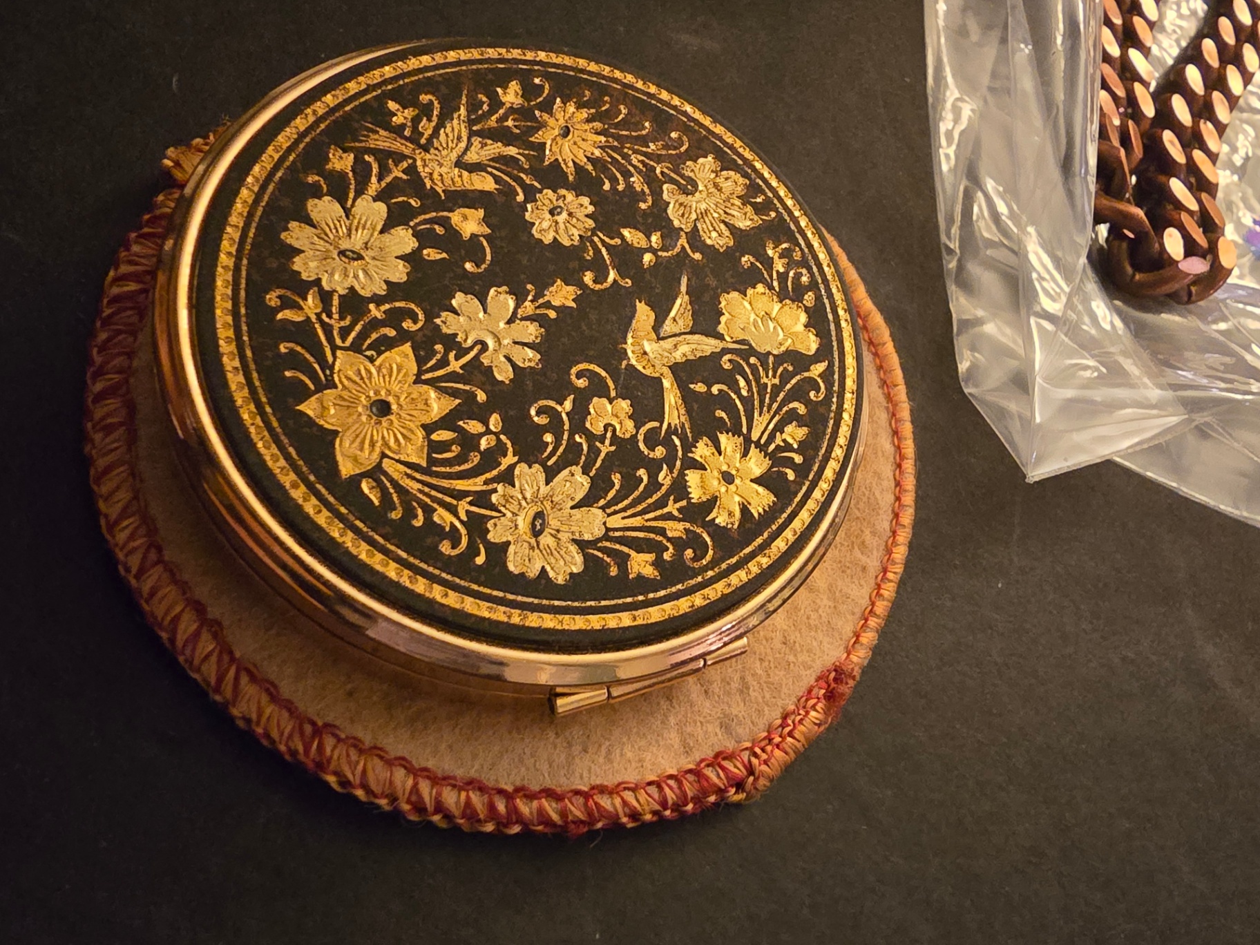 Assorted Jewelry, Medals, and Compact Case. - image 8 of 12