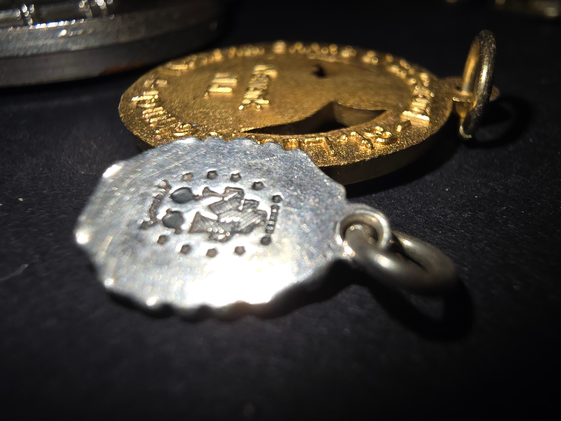 Assorted Jewelry, Medals, and Compact Case. - image 6 of 12