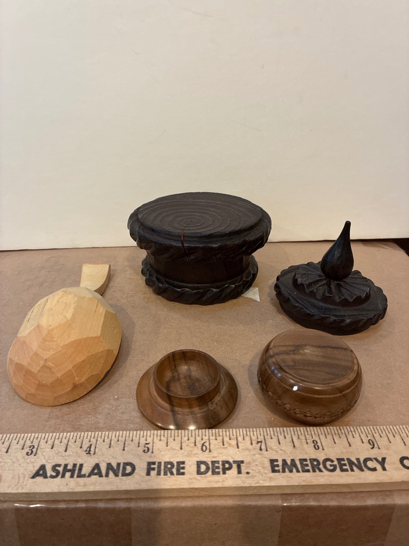 Assorted wooden carvings, miniature figures, and Berlin souvenirs - image 3 of 16
