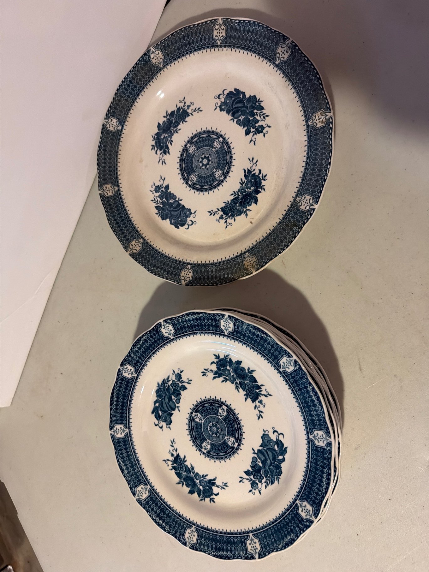 Blue and White Ceramic Dinnerware  - image 11 of 15