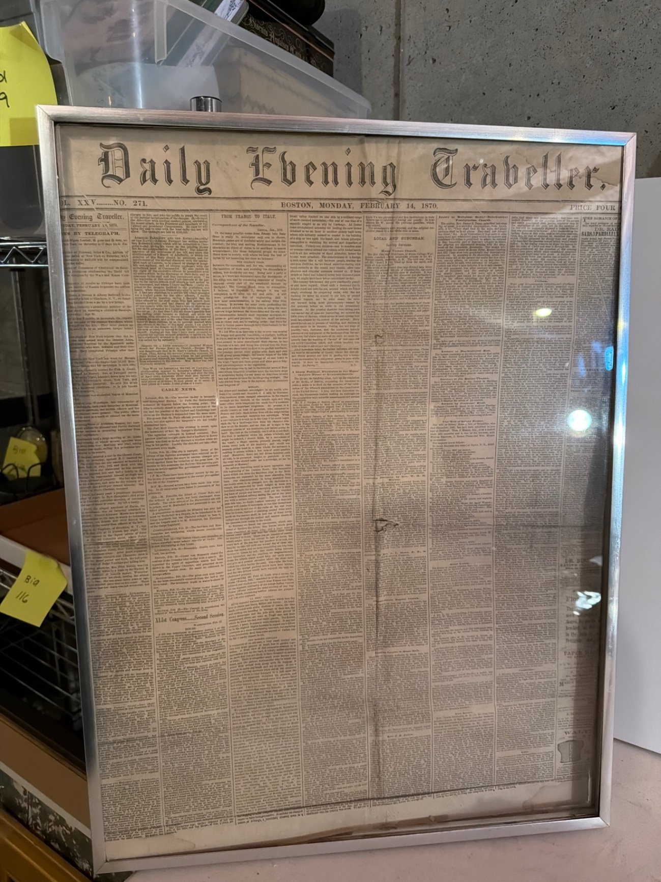 Collection of historical printed media and framed documents - image 9 of 12