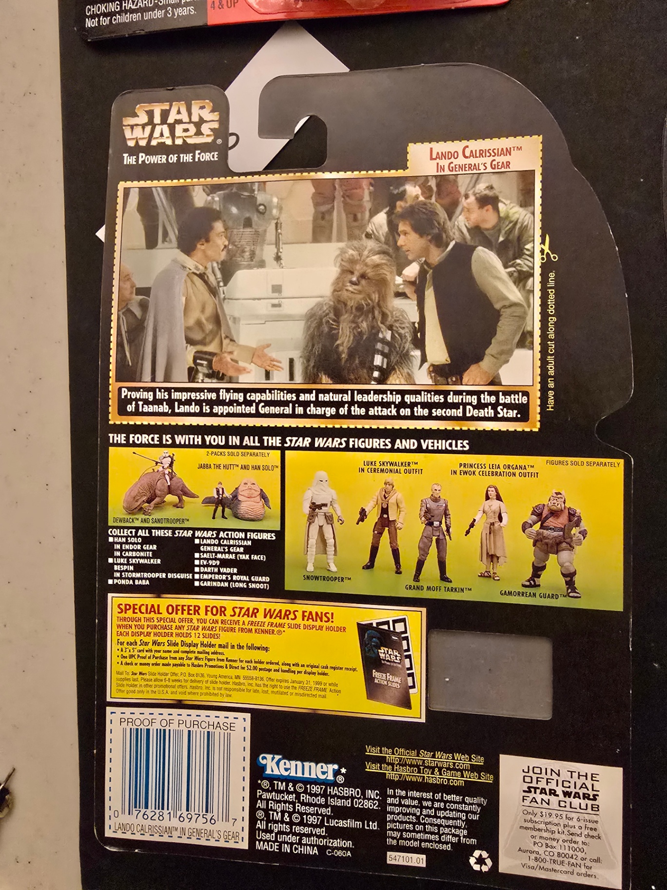 Star Wars The Power of the Force action figures (Luke Skywalker, Darth Vader, Sandtrooper, Lando Calrissian) - image 6 of 10