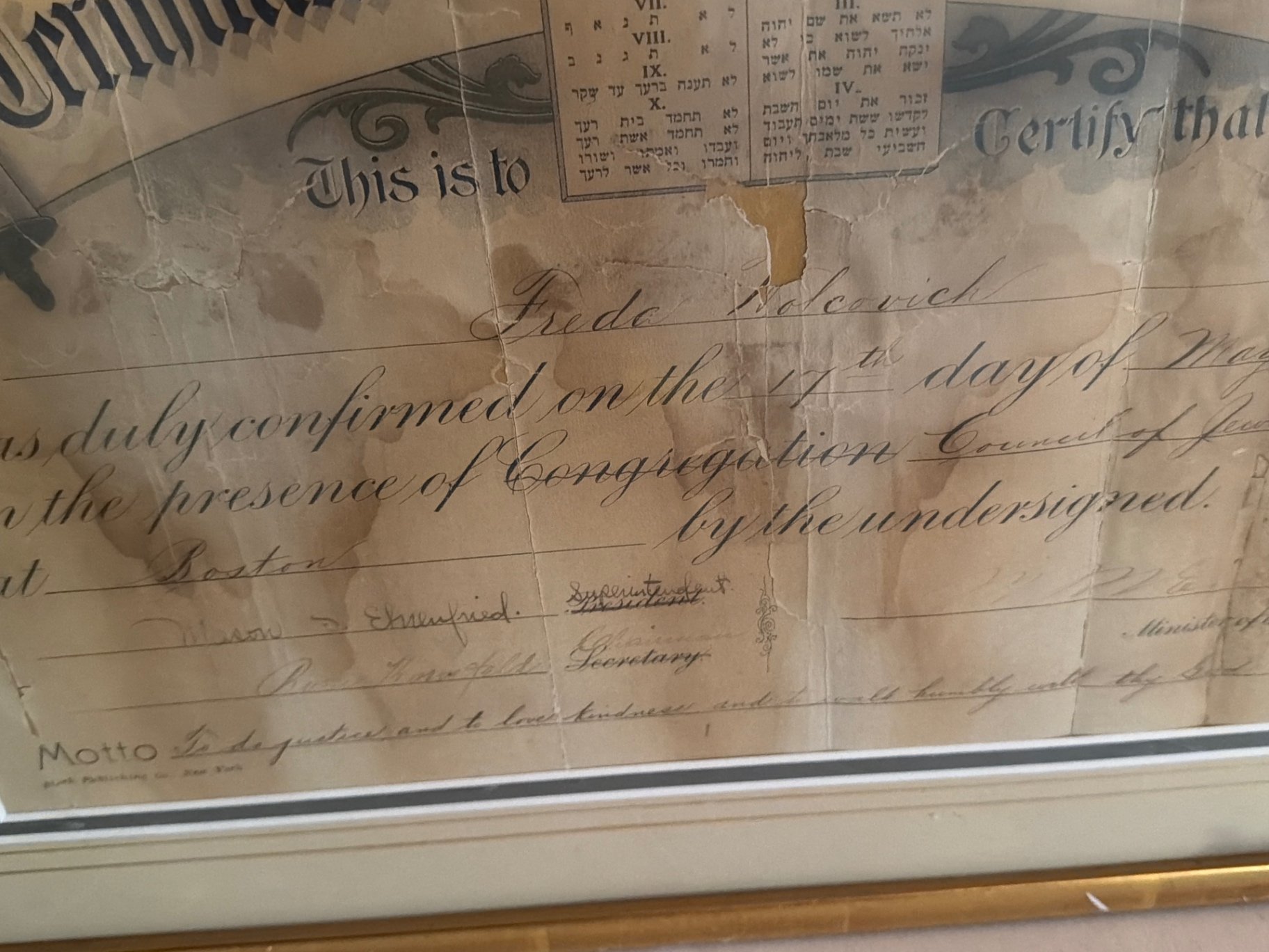 Collection of historical printed media and framed documents - image 10 of 12