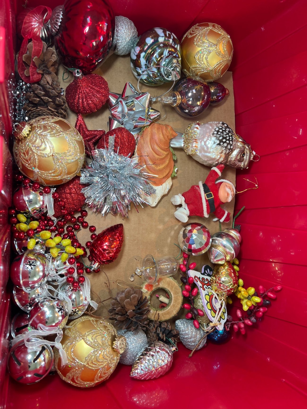 Collection of Christmas Ornaments and Stocking - image 8 of 12
