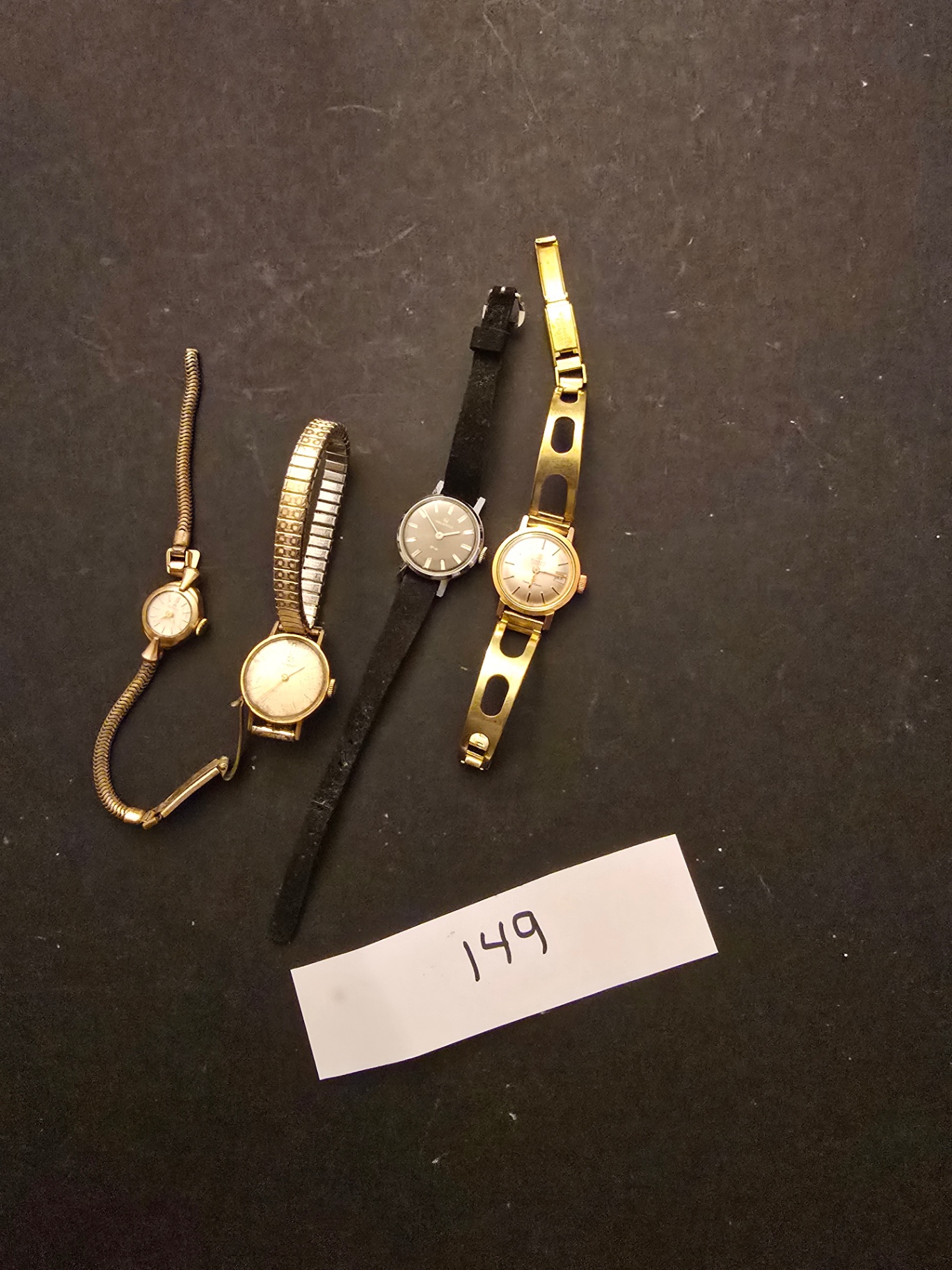 Assorted gold and gold-tone vintage watches and bracelets - image 1 of 15