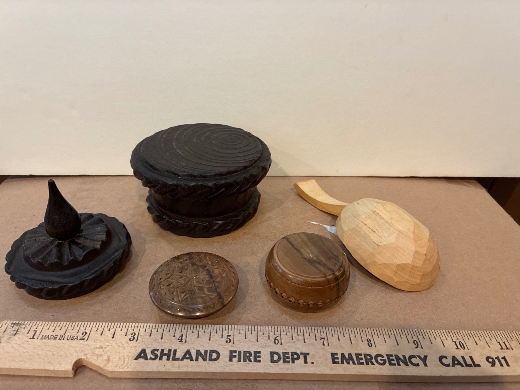 Assorted wooden carvings, miniature figures, and Berlin souvenirs - image 6 of 16