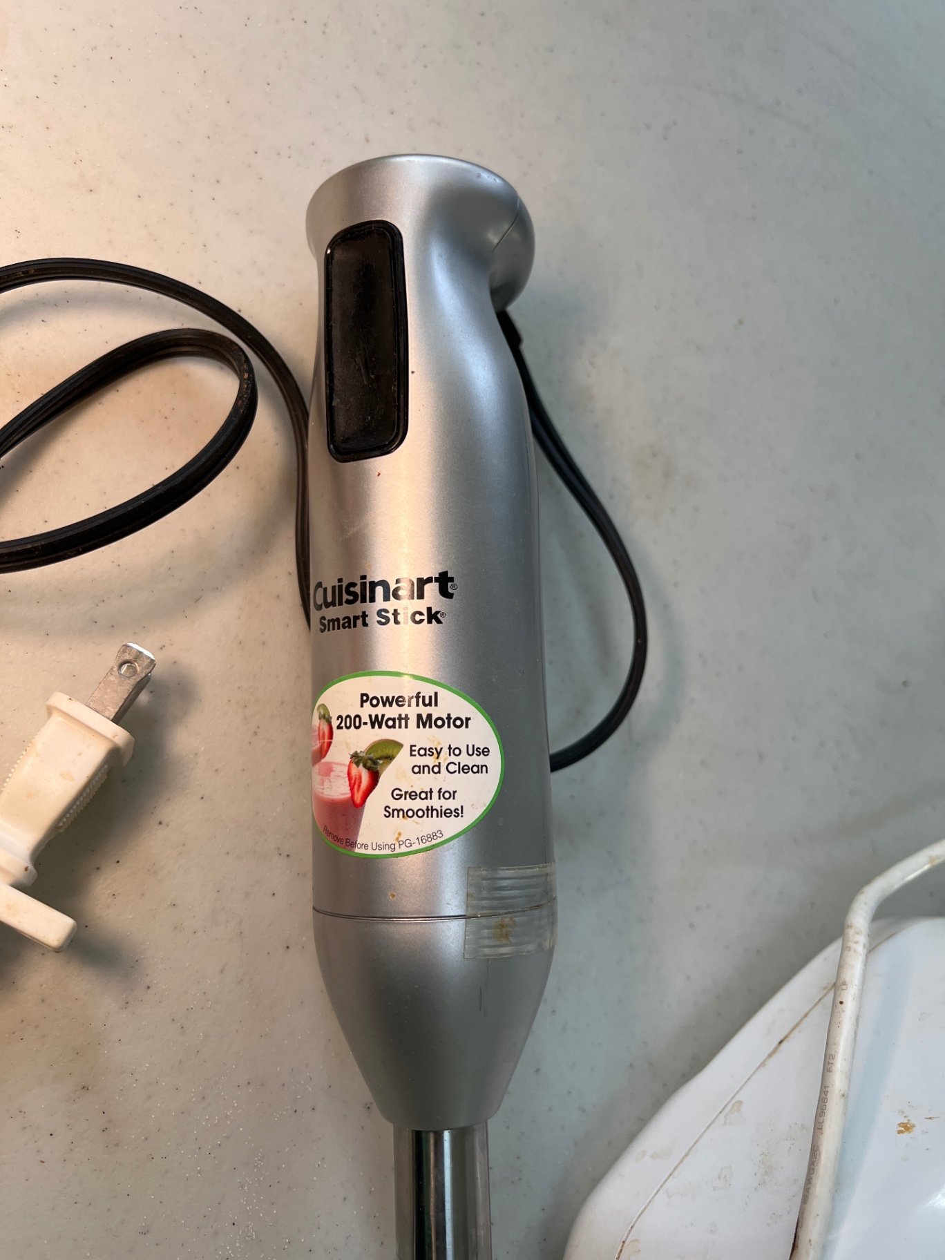 KitchenAid blender base, immersion blender, and scissors - image 5 of 7