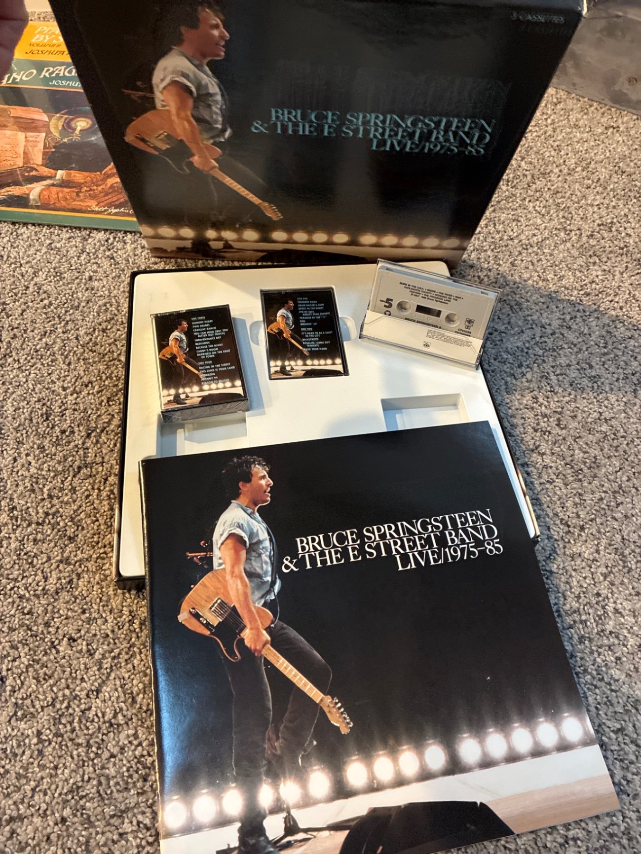 Vinyl record collection with Bruce Springsteen live box set and To the Moon records - image 4 of 7
