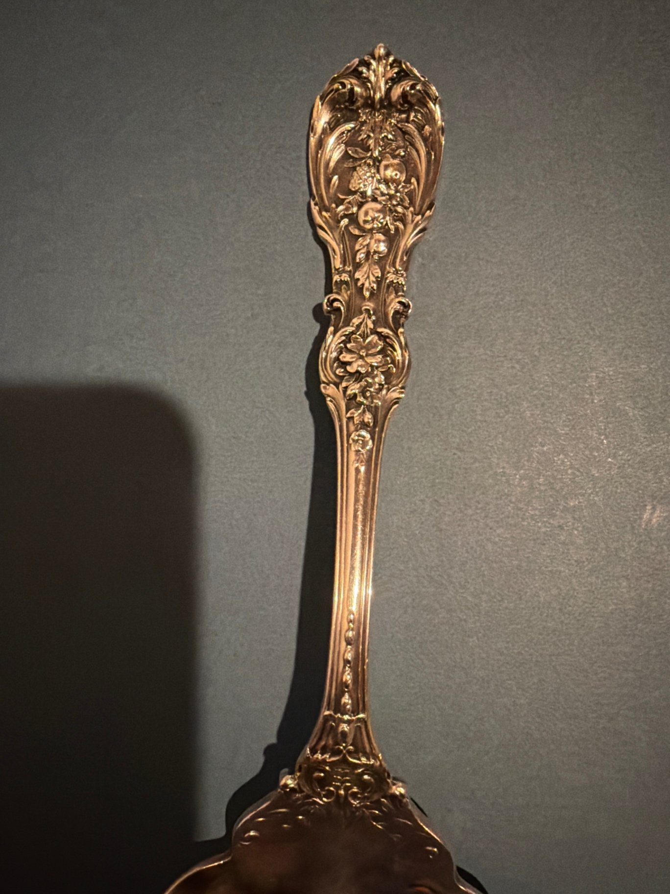 Ornate Sterling Serving Fork  - image 2 of 4