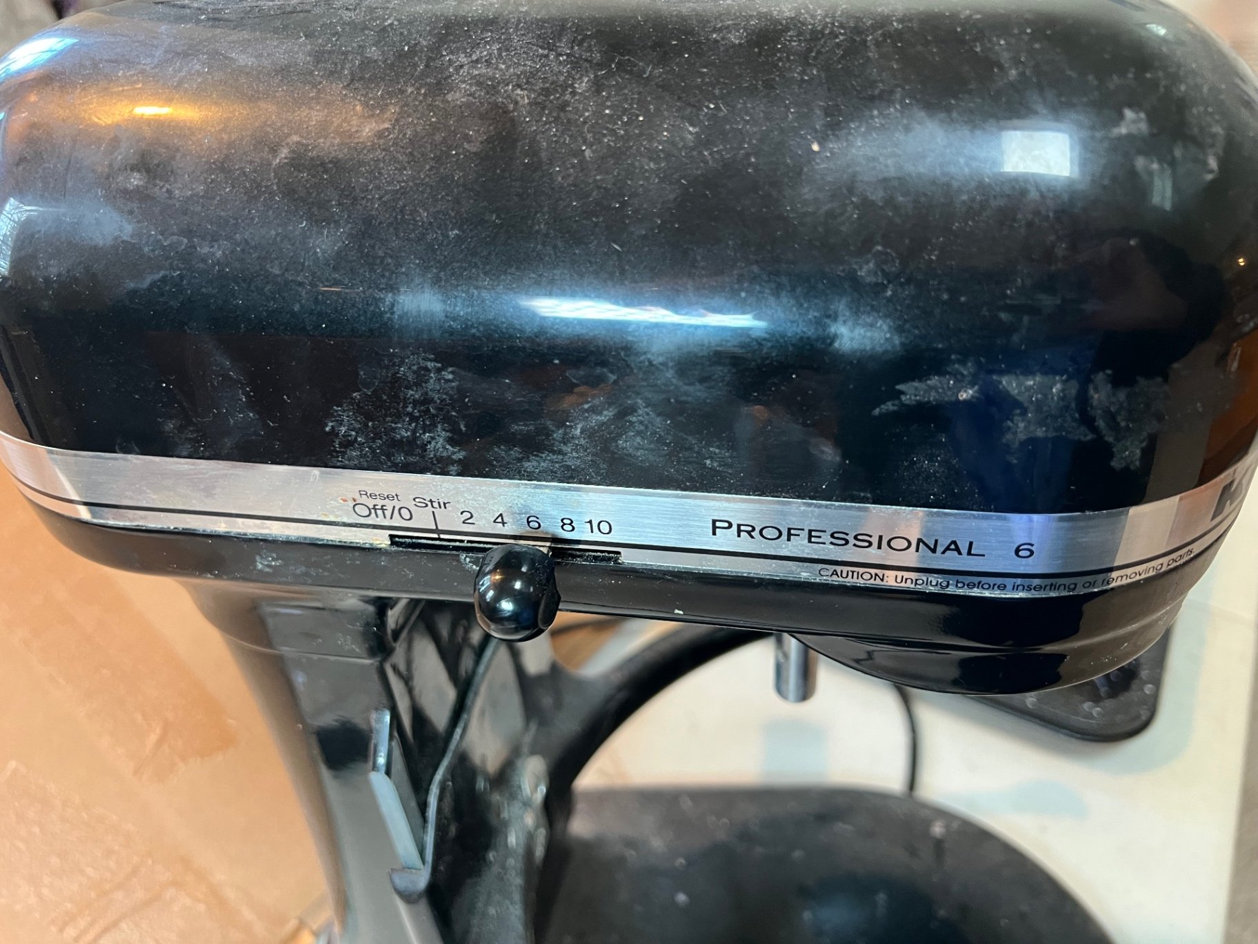 KitchenAid stand mixer with attachments, mixing bowl, and muffin pan - image 6 of 9