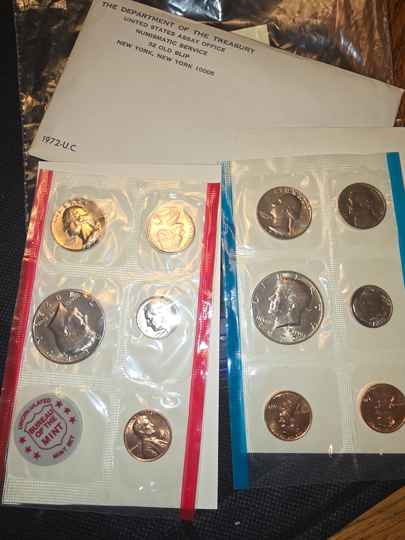 1973 and 1972 U.S. Mint Uncirculated Coin Sets - image 6 of 6