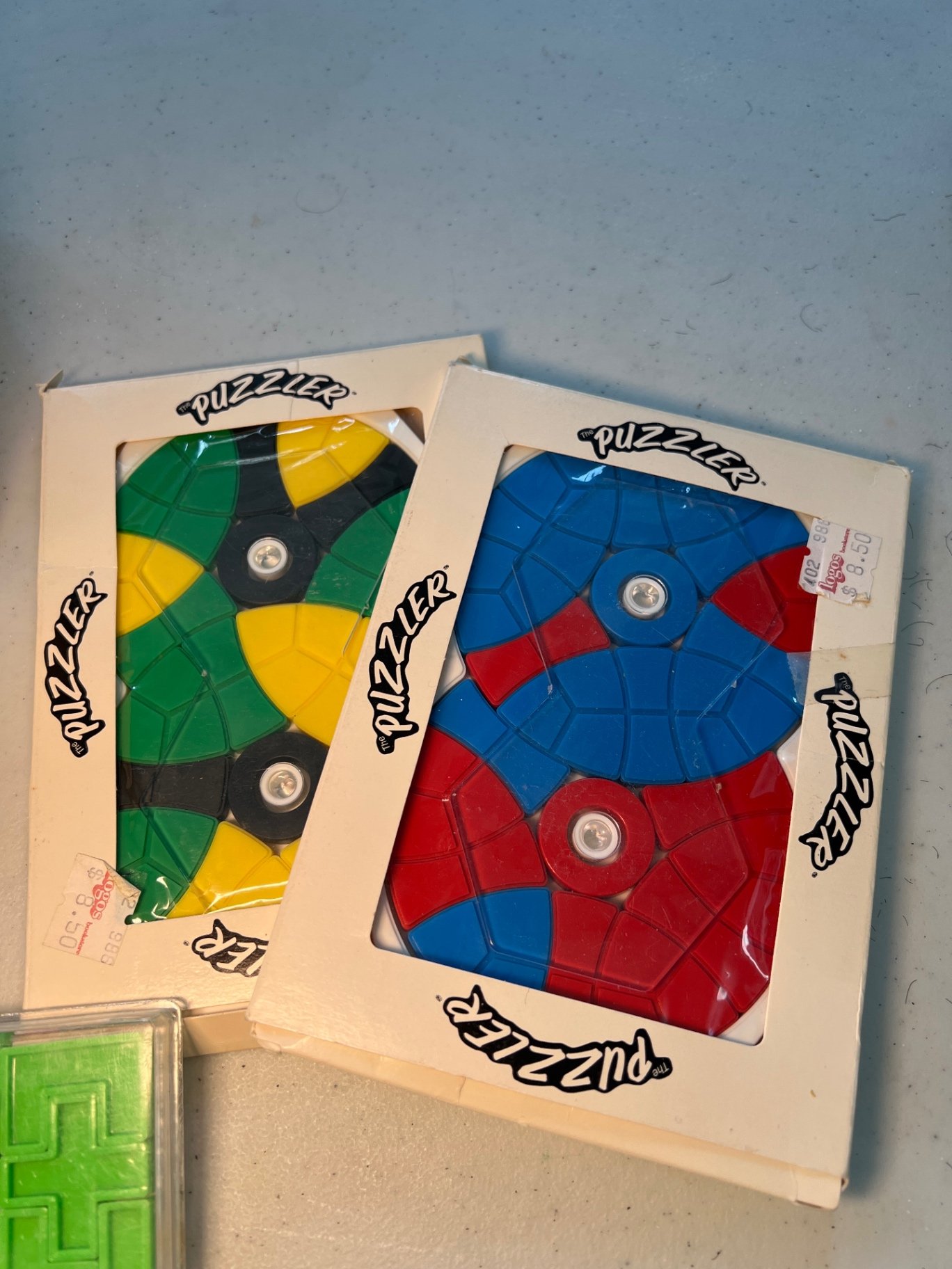Vintage Clown toy, Puzzler puzzles, Pocket Waterfuls game, and Pig Pad notepad - image 2 of 10