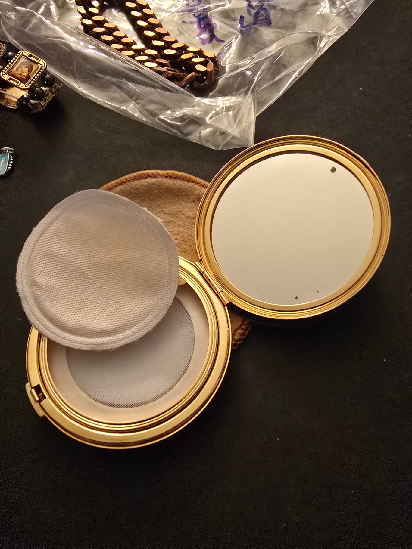 Assorted Jewelry, Medals, and Compact Case. - image 10 of 12