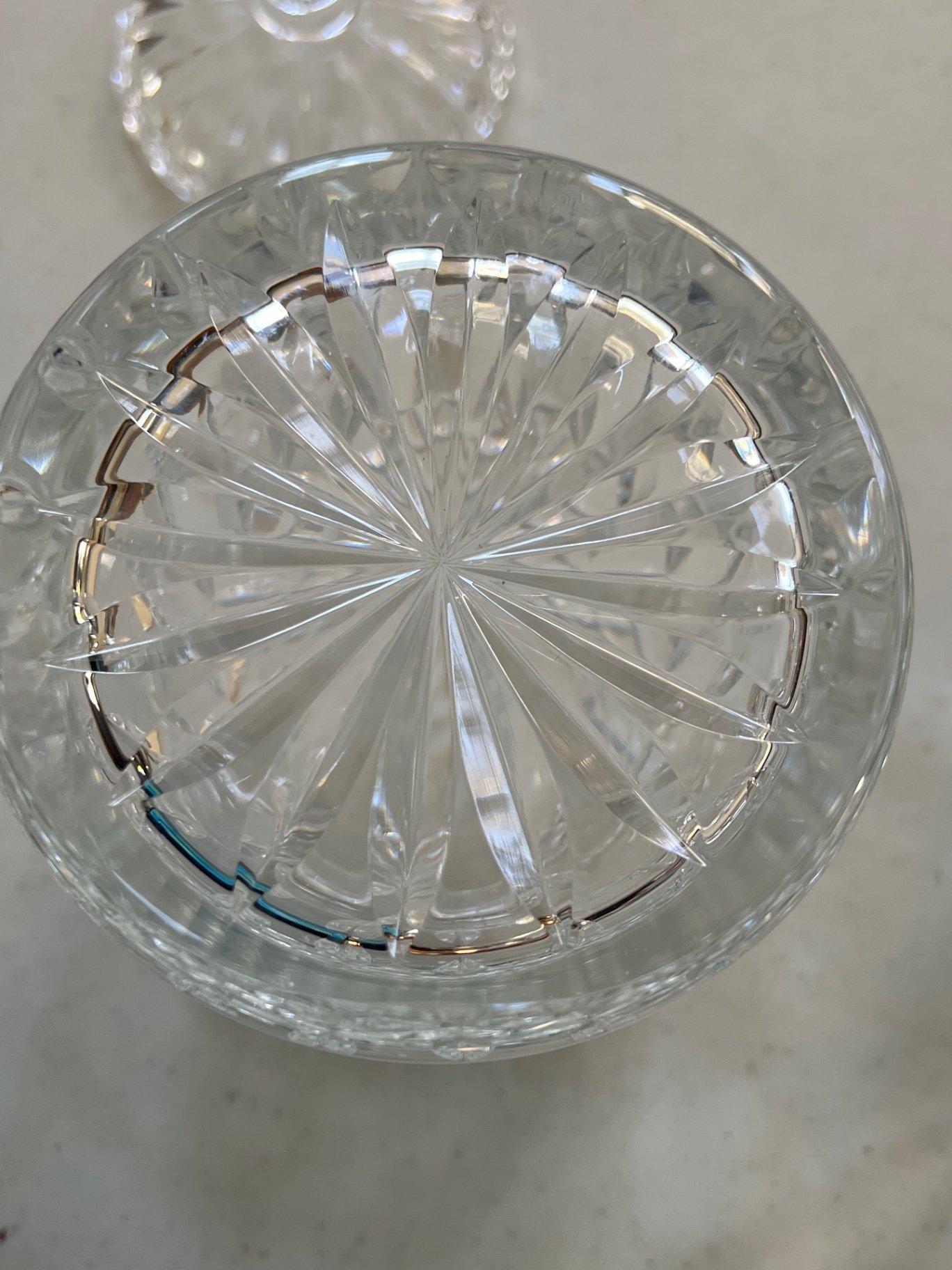 Waterford crystal lidded jar and petal-shaped bowl - image 3 of 5