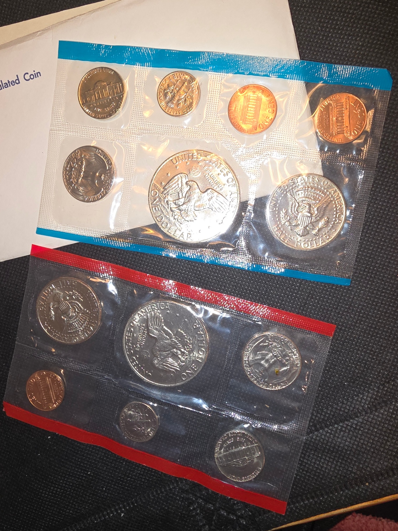1973 and 1972 U.S. Mint Uncirculated Coin Sets - image 2 of 6