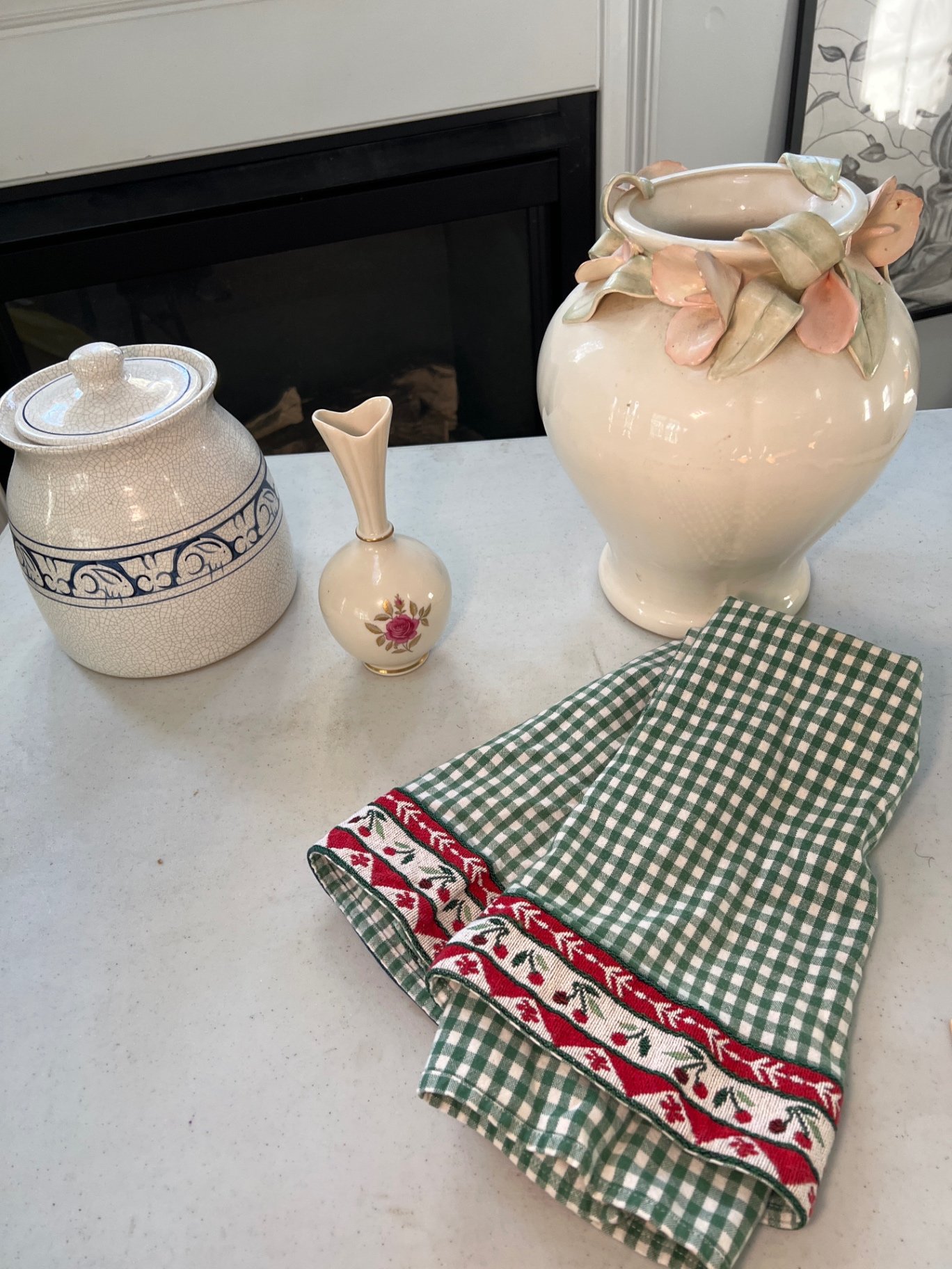 Assorted ceramic decor pieces - image 1 of 10