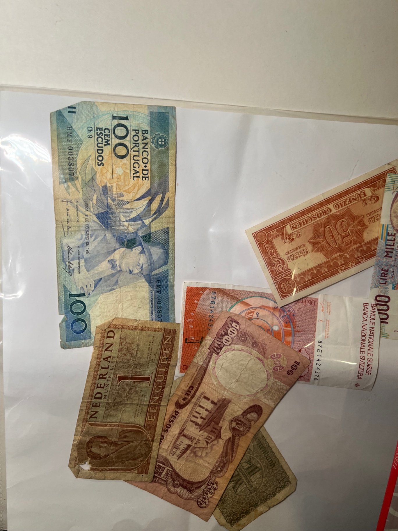 Assorted international coins and currency - image 11 of 18
