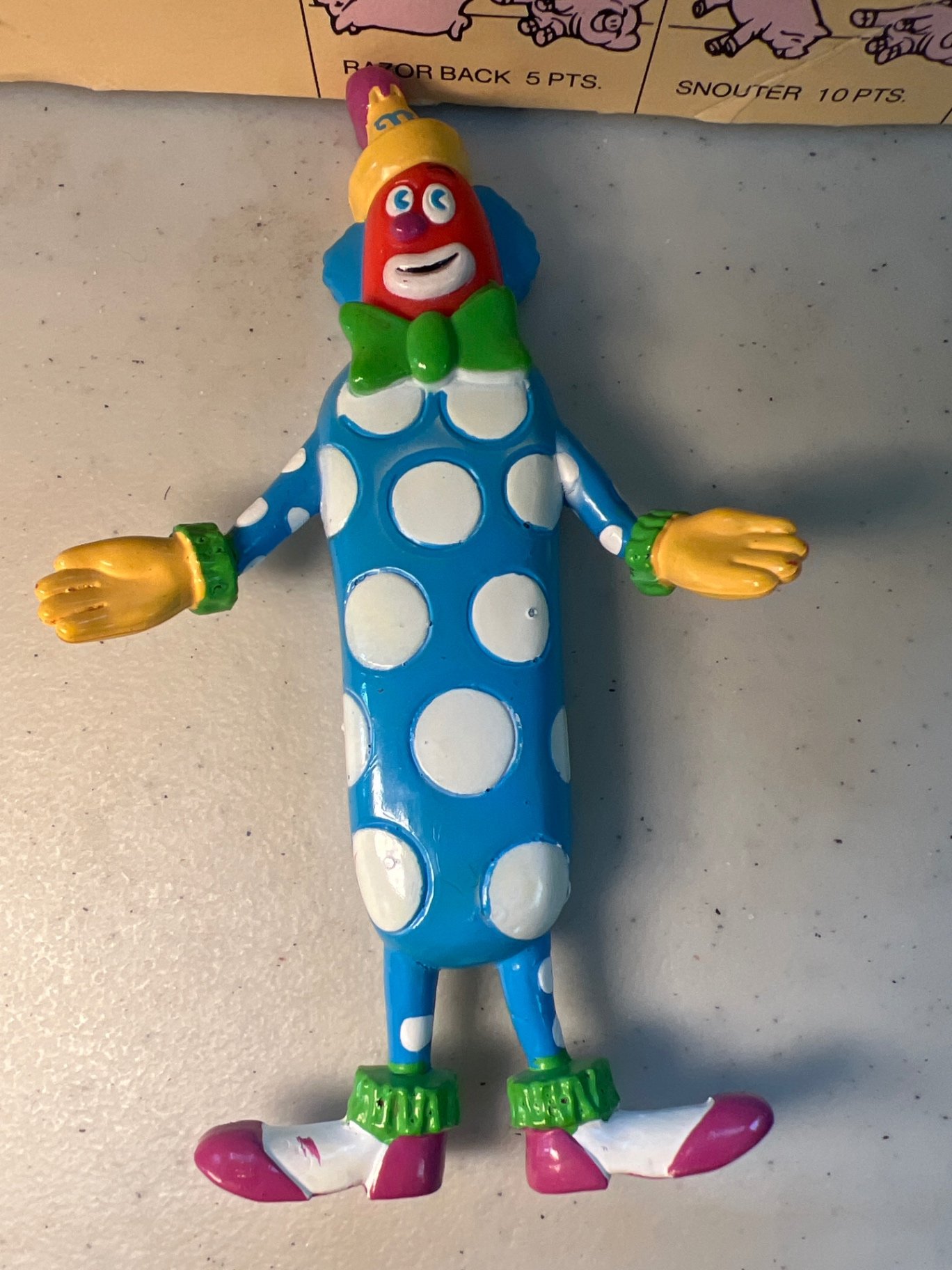 Vintage Clown toy, Puzzler puzzles, Pocket Waterfuls game, and Pig Pad notepad - image 3 of 10