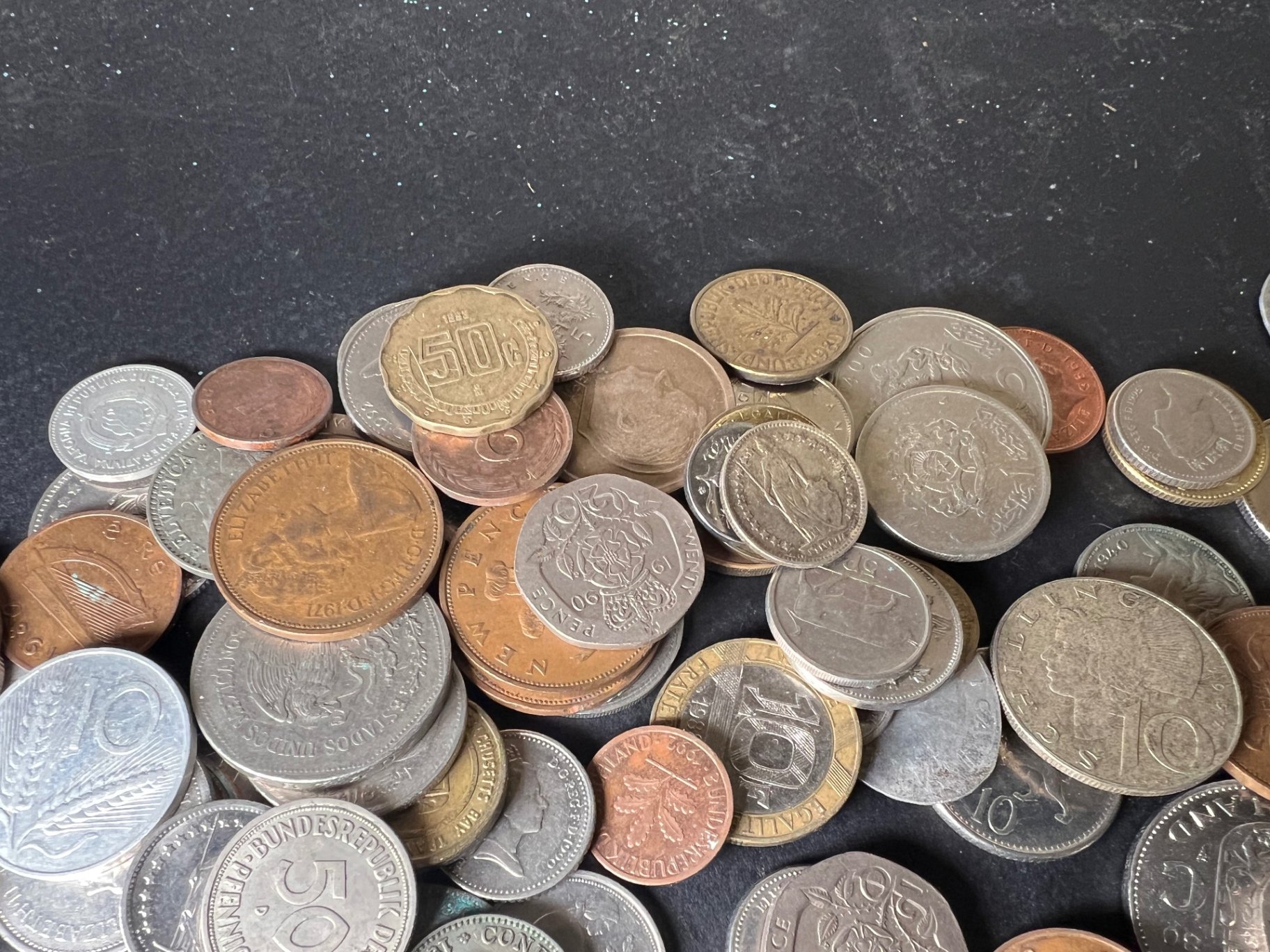 Assorted international coins and currency - image 6 of 18