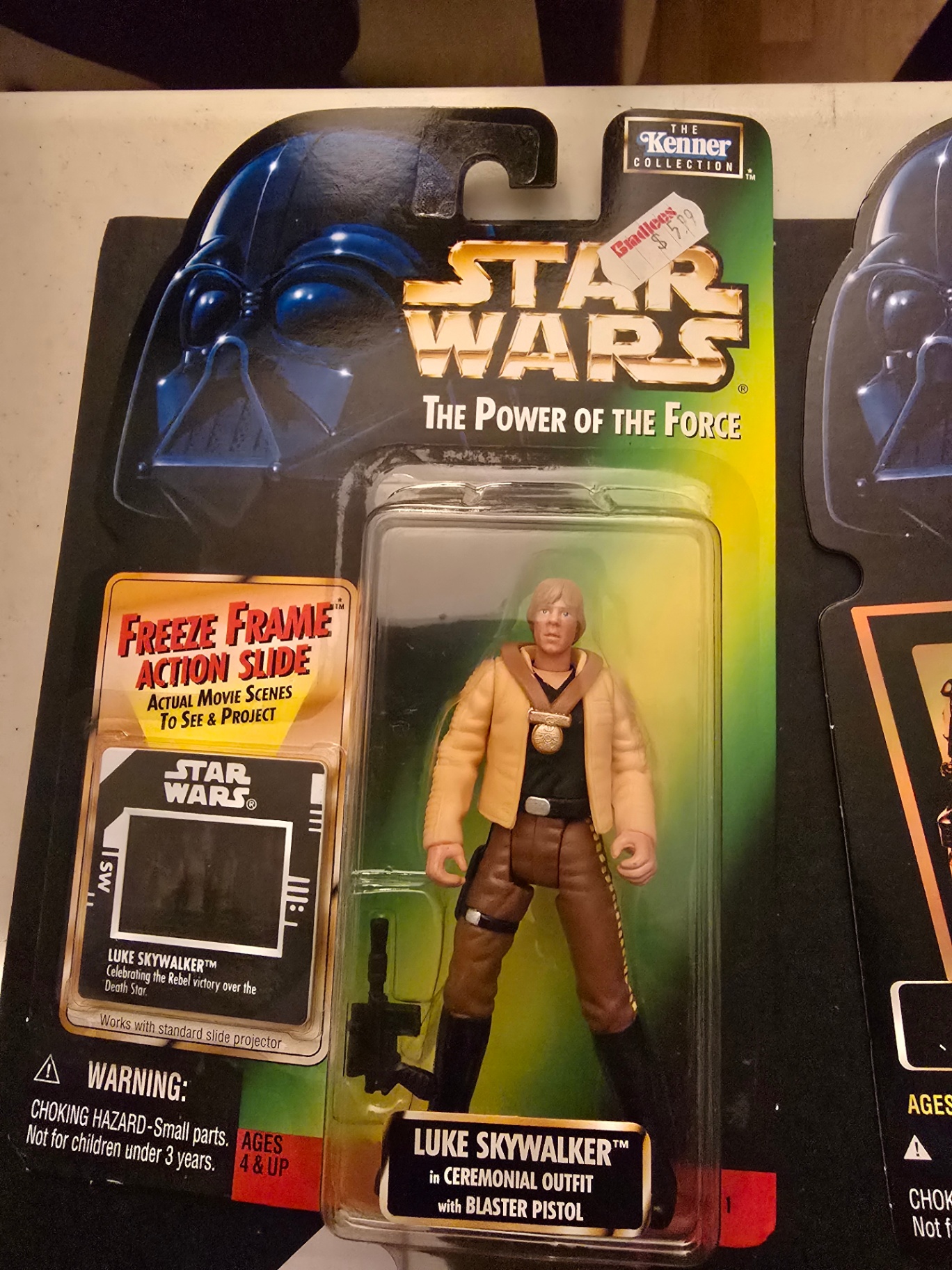 Star Wars The Power of the Force action figures (Luke Skywalker, Darth Vader, Sandtrooper, Lando Calrissian) - image 2 of 10