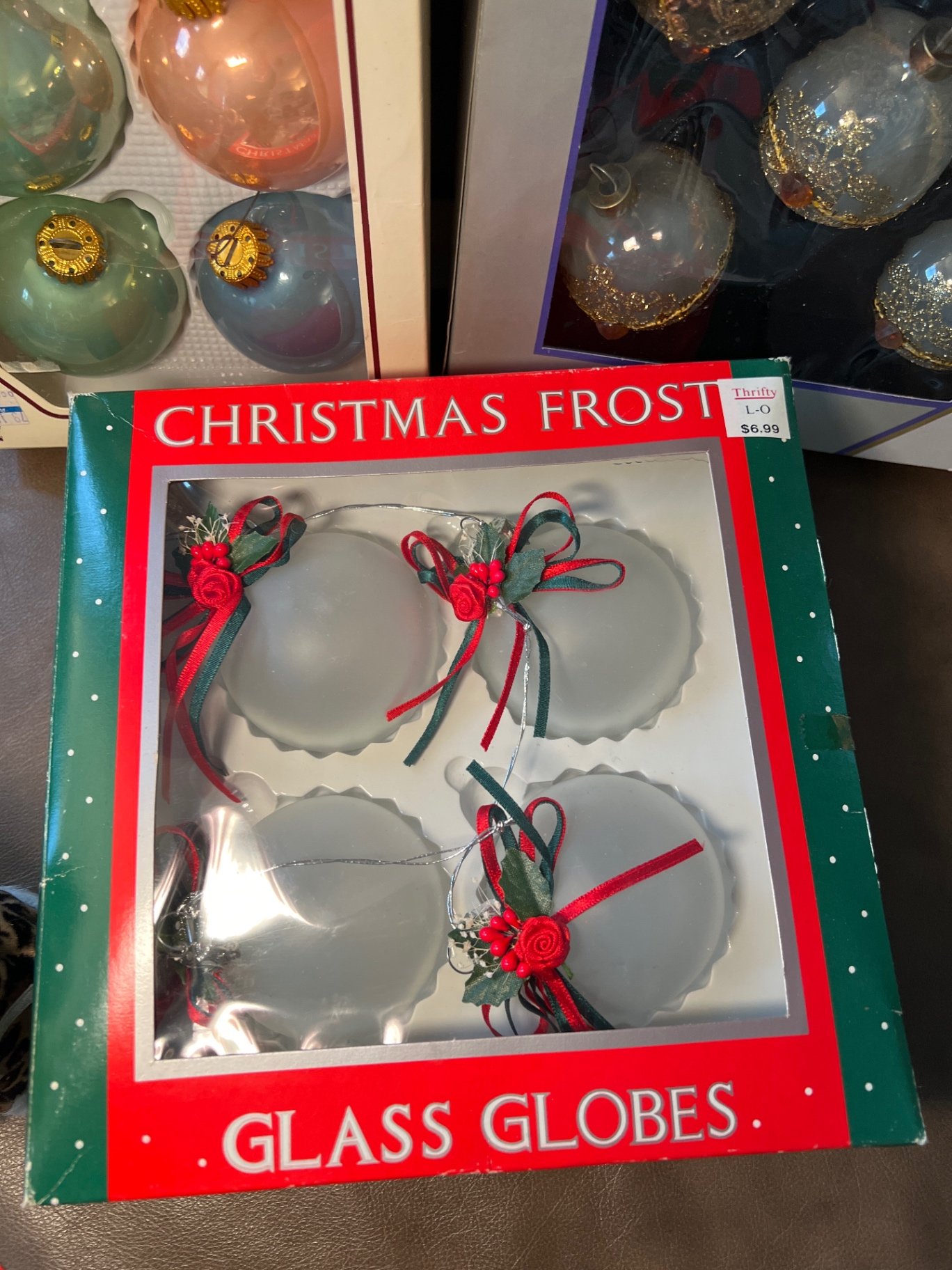 Assorted Vintage Christmas glass ornaments and holiday figurines - image 7 of 7