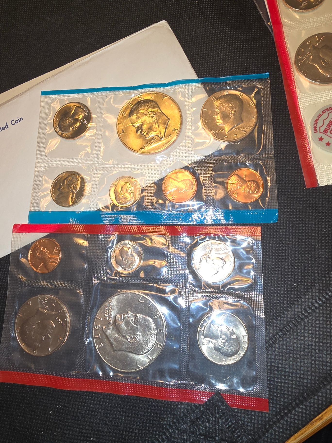 1973 and 1972 U.S. Mint Uncirculated Coin Sets - image 4 of 6