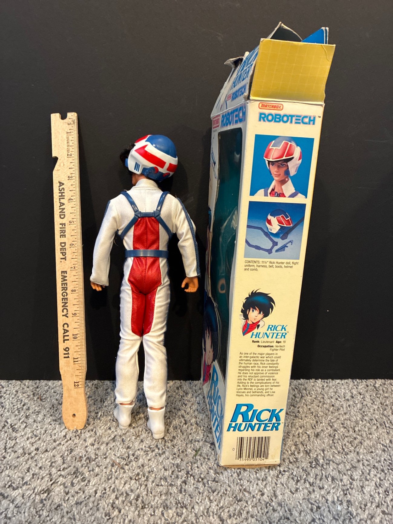  Vintage Robotech figures and Cabbage Patch Kids original baby carrier rocker with assorted dolls - image 7 of 11