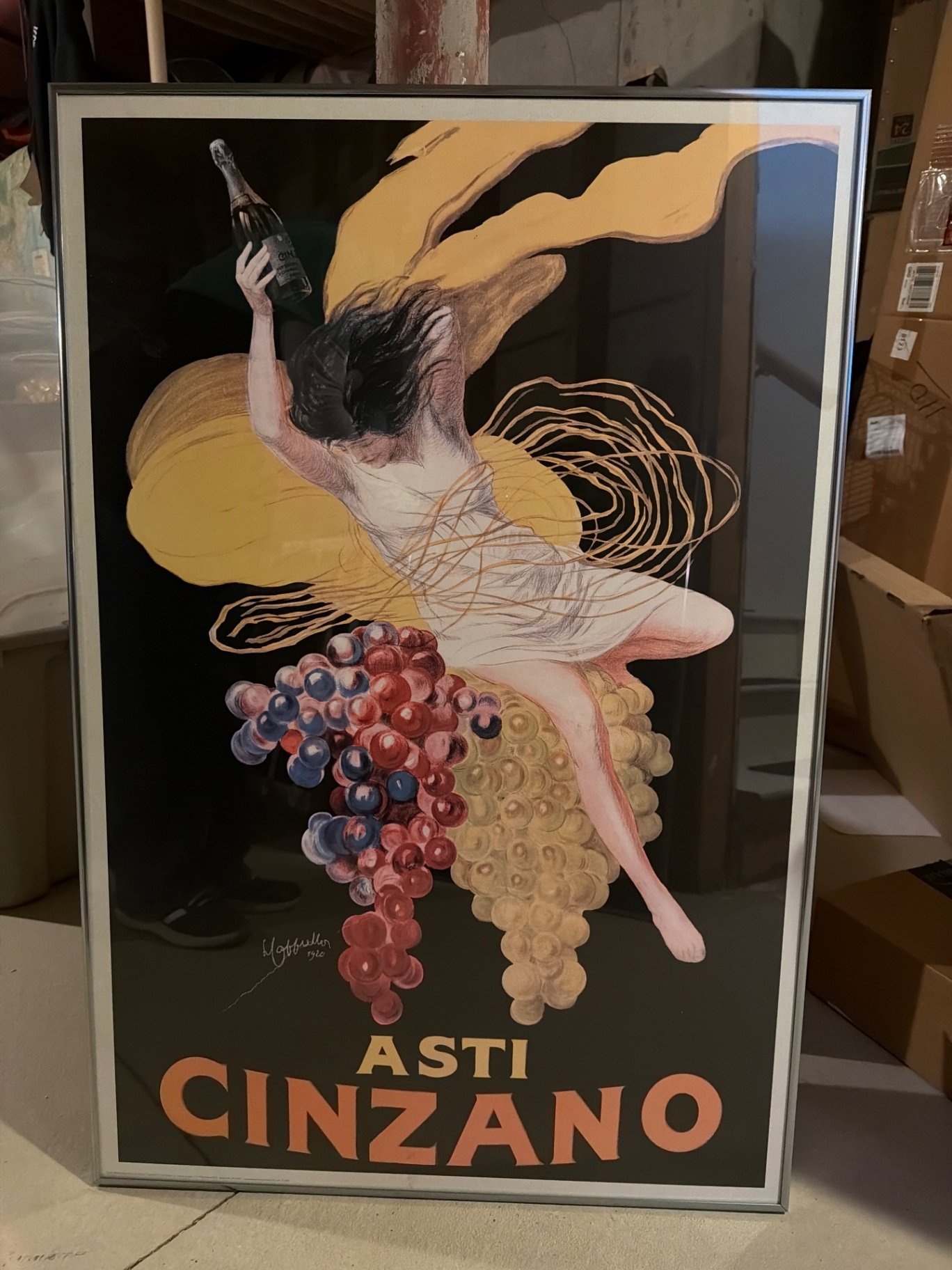 Pair of framed vintage beverage-themed posters - image 6 of 8