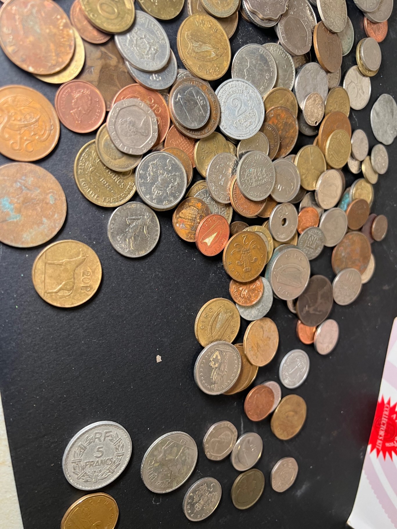 Assorted international coins and currency - image 16 of 18