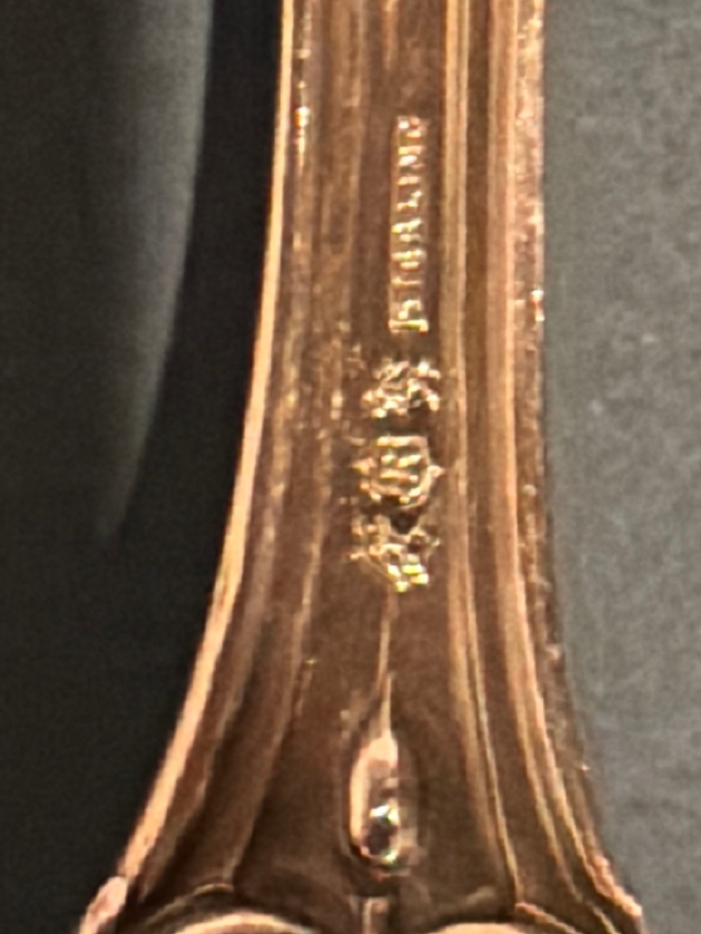 Ornate Sterling Serving Fork  - image 1 of 4