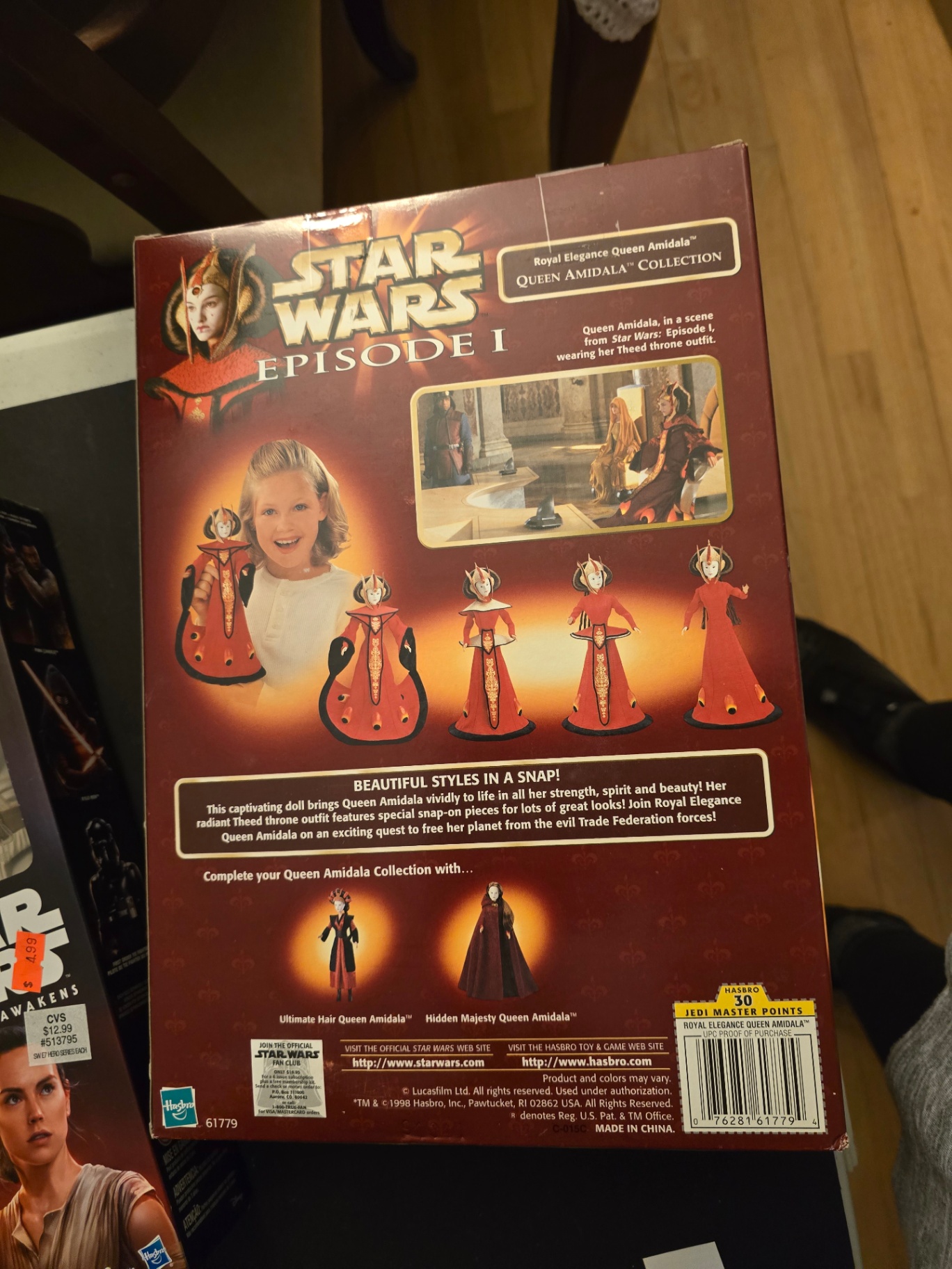 Star Wars Queen Amidala figures and Episode I packaging - image 5 of 16