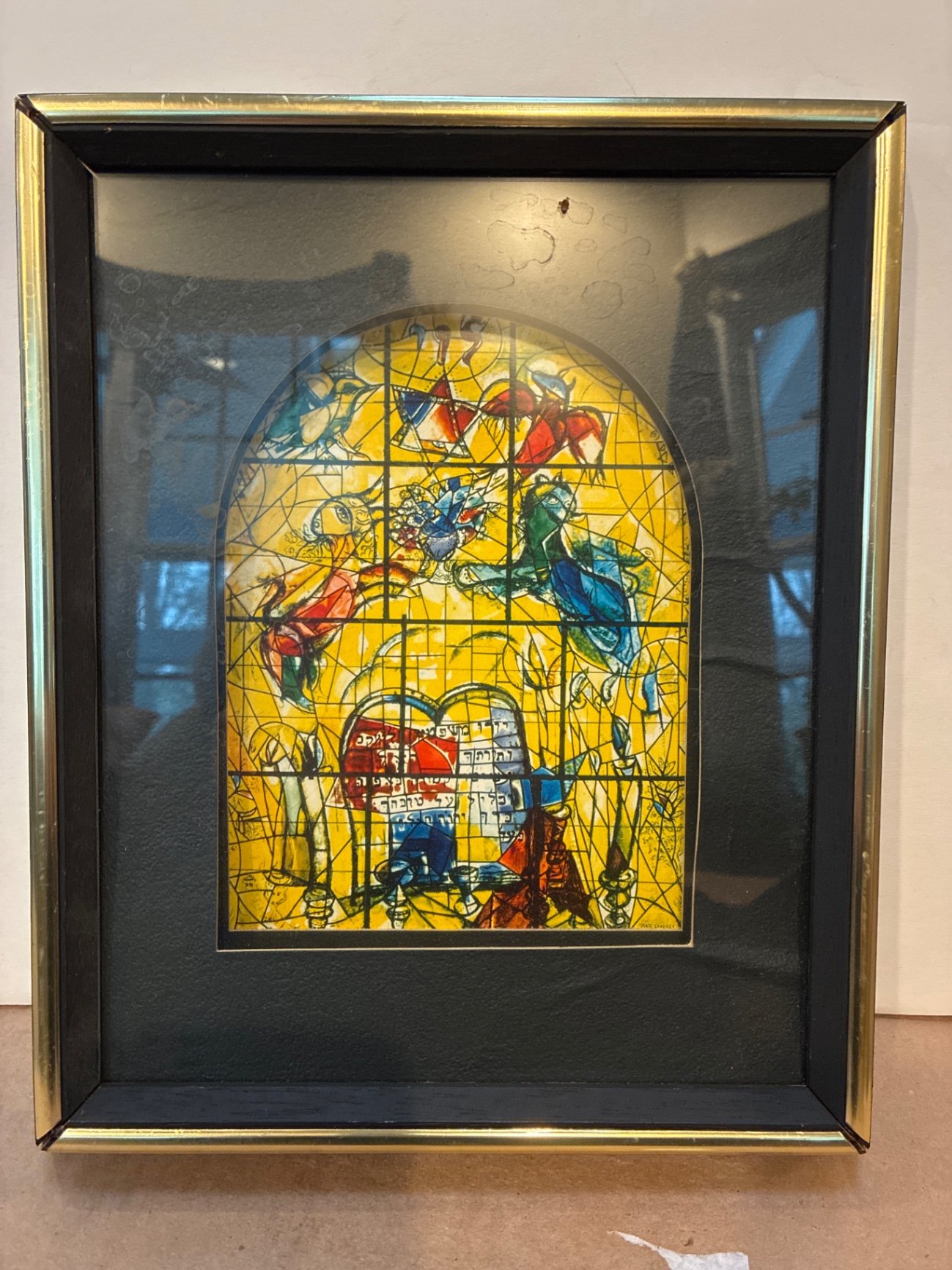 Framed Laurence Perugini botanical prints and 2 smaĺl framed prints of Chagall stained-glass windows. - image 9 of 17