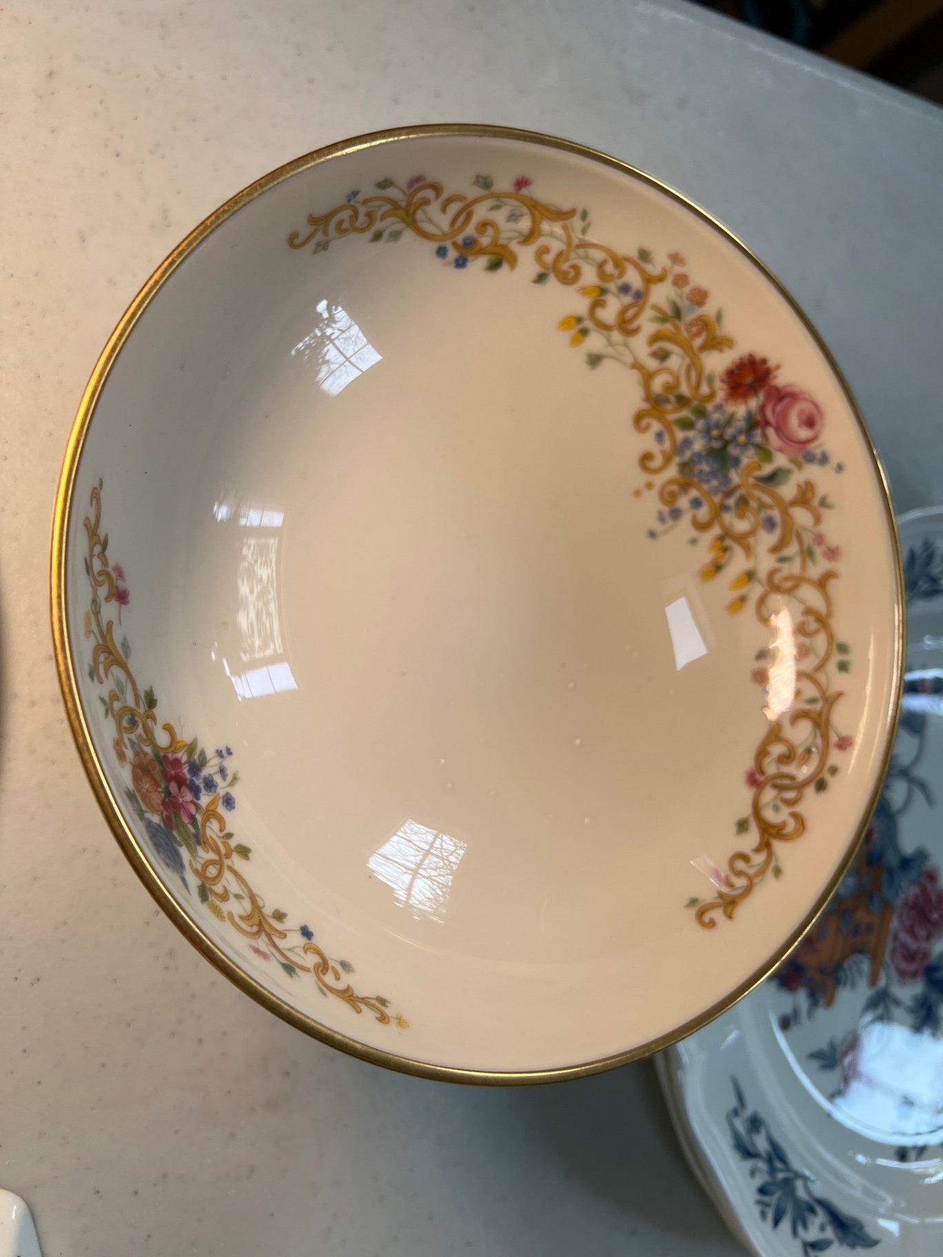 Assorted ceramic dinnerware with floral and fruit motifs - image 6 of 16