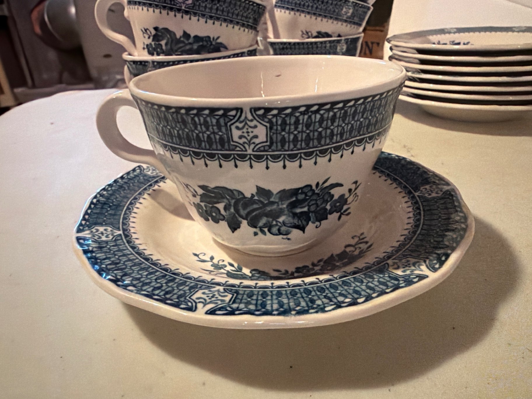 Blue and White Ceramic Dinnerware  - image 2 of 15