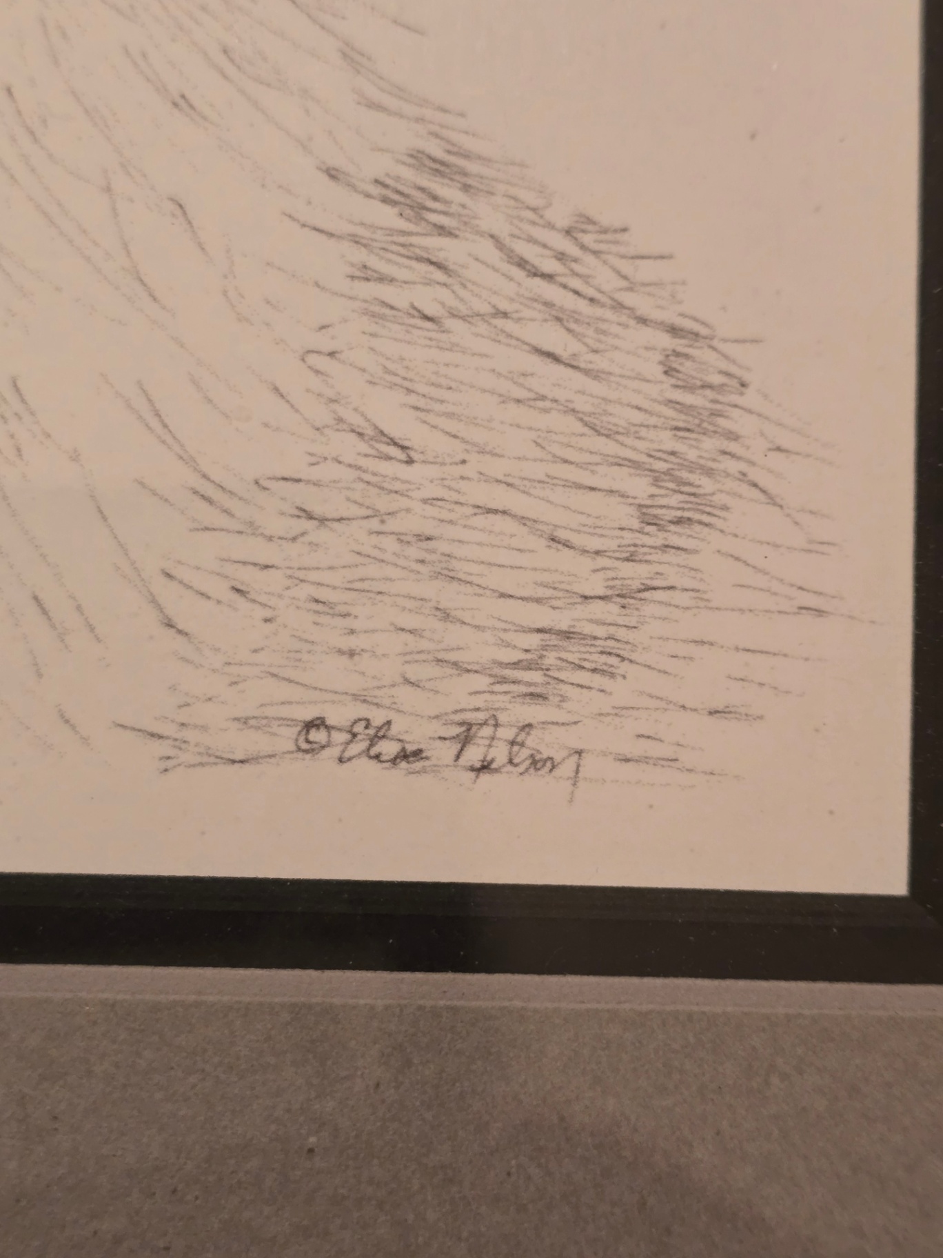 Framed Cat Artwork - one signed and one with COA - image 9 of 14