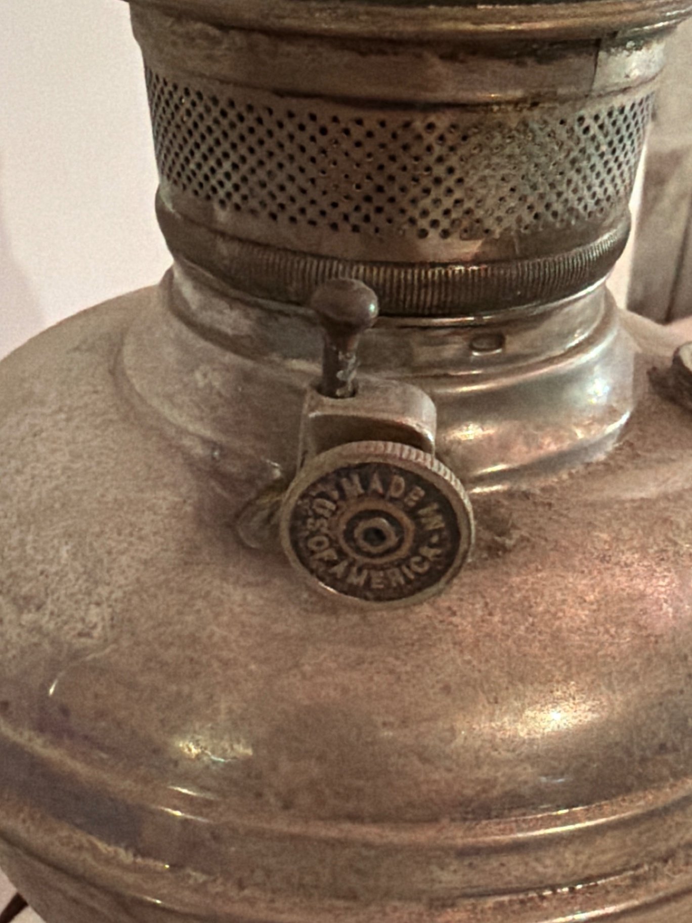 Antique oil lamps and decorative glassware  - image 9 of 13