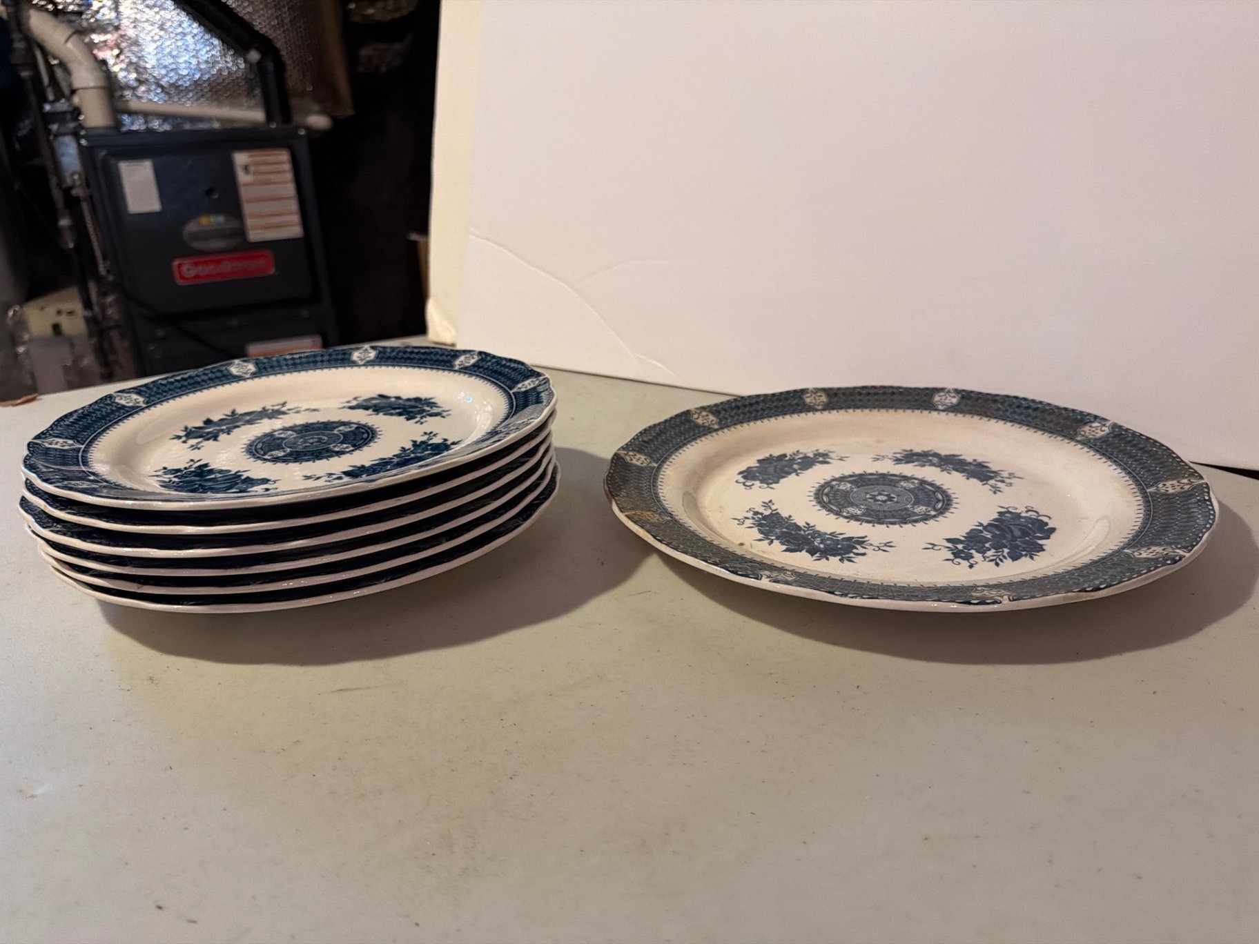 Blue and White Ceramic Dinnerware  - image 12 of 15