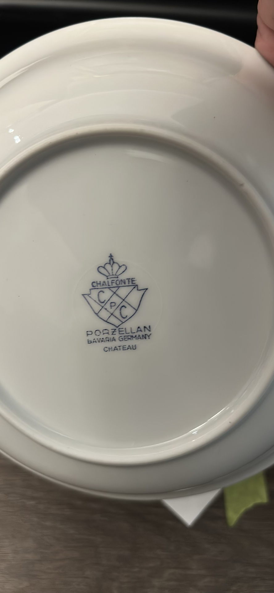 Chalfonte Porzellan Bavaria Germany Chateau Plates and Bowls