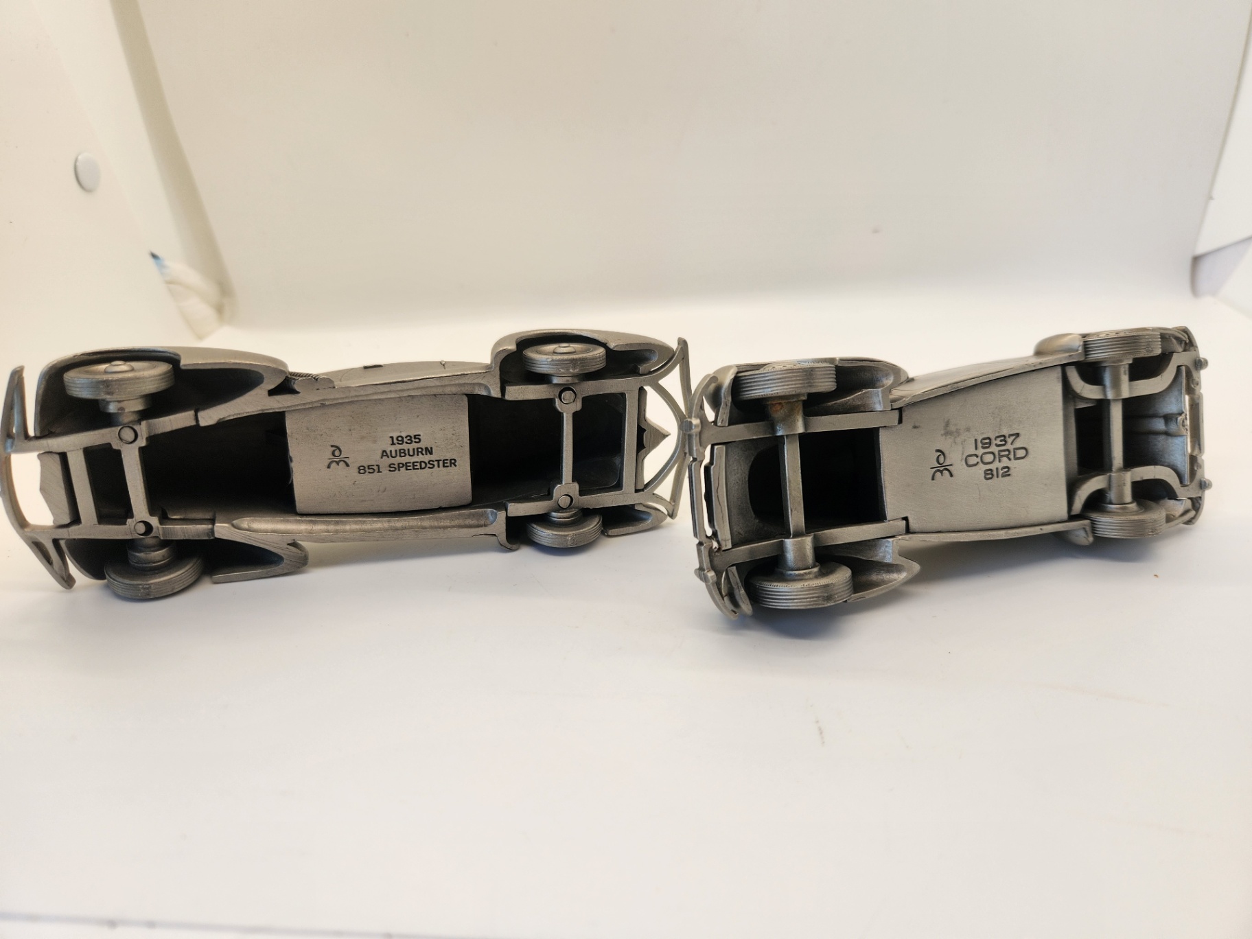 Pair of Cast Metal Art Deco Car Models – 1935 Auburn 851 Speedster & 1937 Cord 812 - image 2 of 7