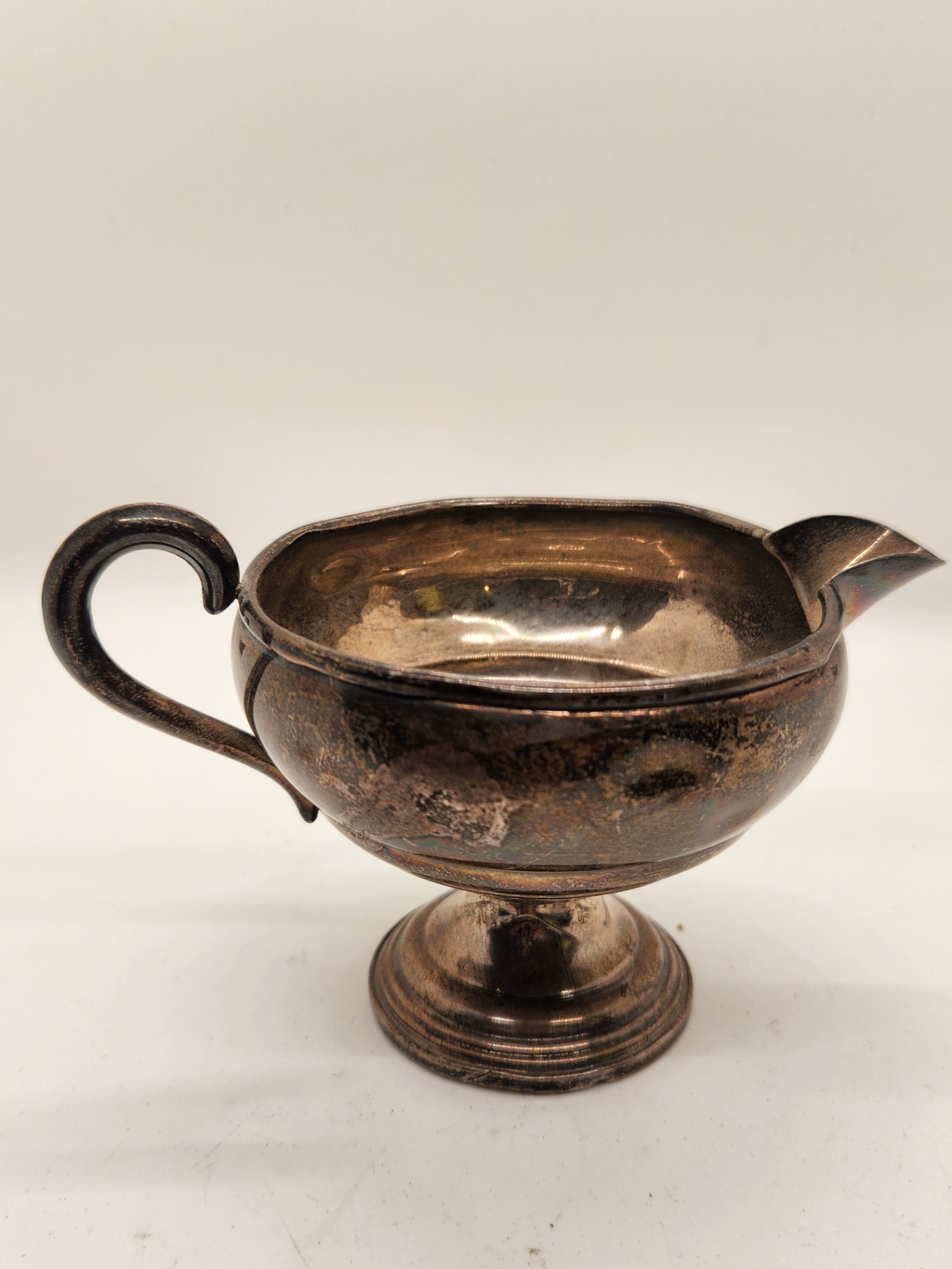 Vintage Empire Sterling Silver Weighted Mini Creamer - Pattern #22 - 76.7g - image 4 of 4
