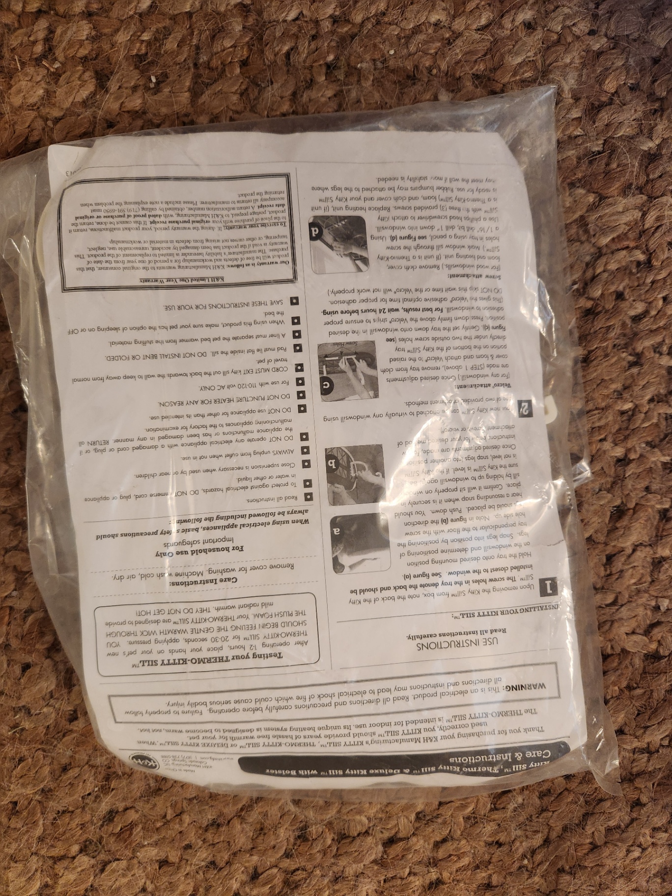 K&H Pet Products Universal Mount Cat Kitty Sill White 14" x 24" x 13" New in Unopened Box - image 5 of 6