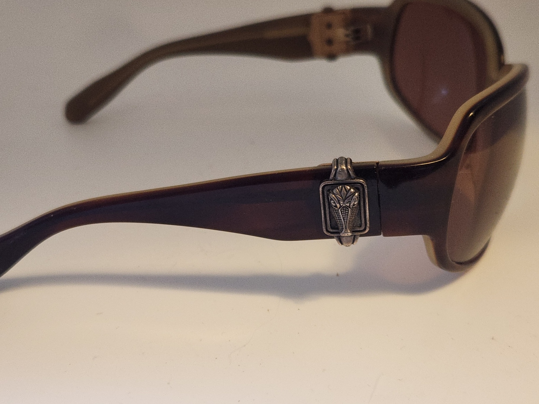 Vintage Kieselstein-Cord “Yonni” Designer Sunglasses – Oversized Frame w/ Original KC Case - image 8 of 9