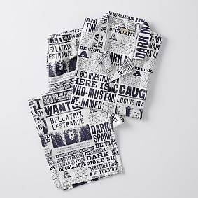 Harry Potter “Daily Prophet” Pajama Set – Pottery Barn – Size Medium – New in Package - image 1 of 4