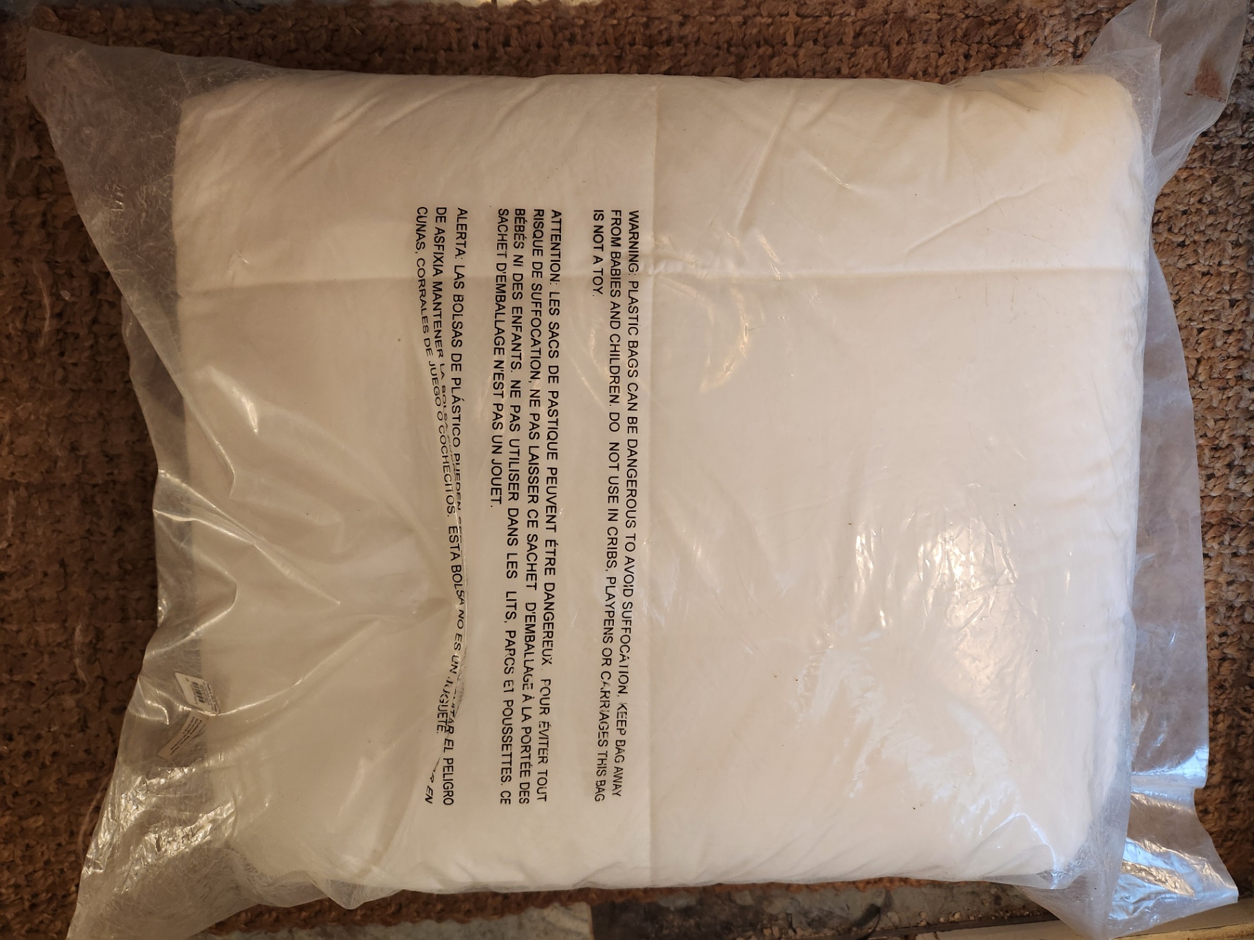 New Pottery Barn Teen Essential Duvet Insert Lightweight Full Queen White - BNIP - image 3 of 3