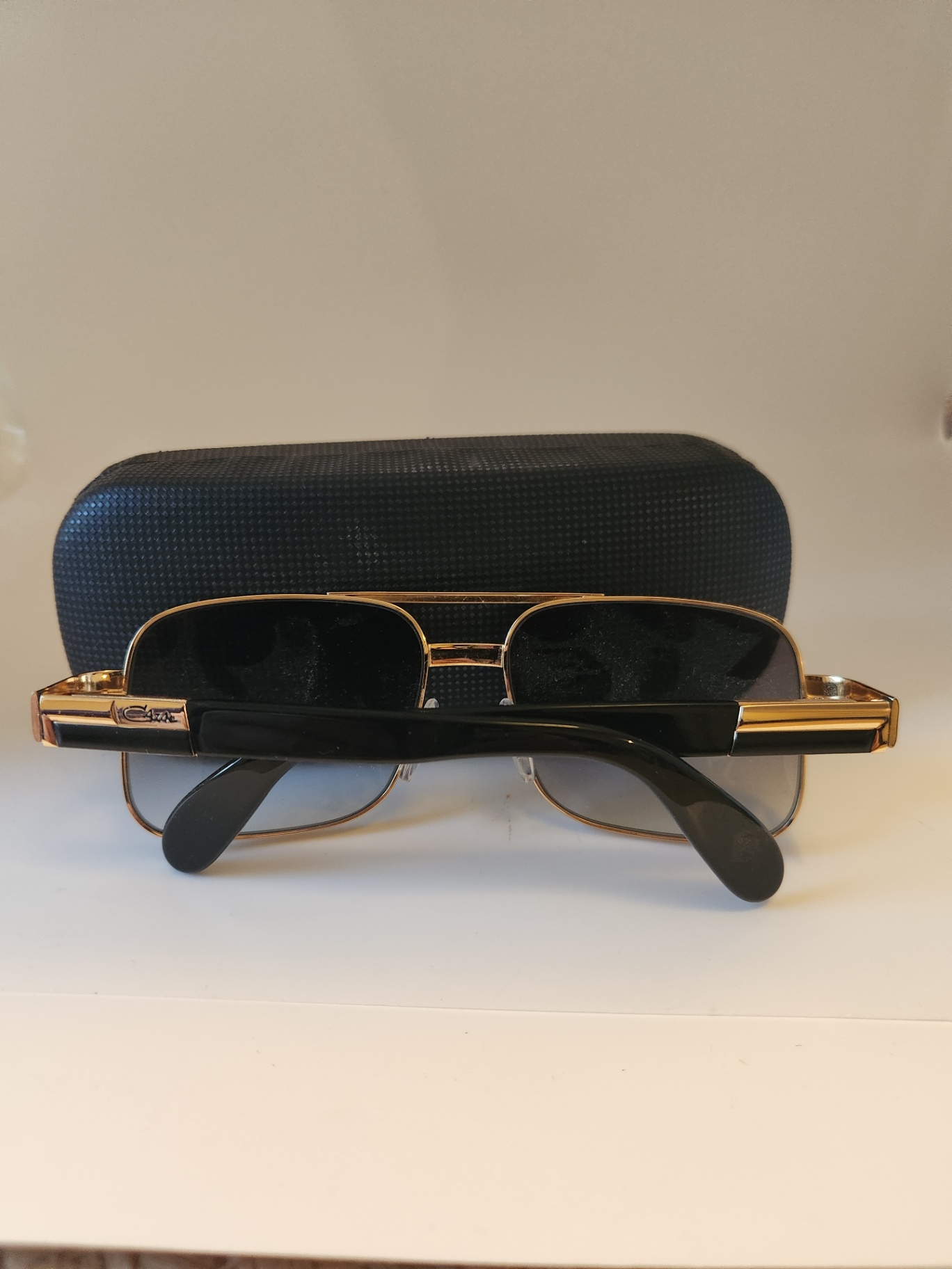 Men's Cazal Legends 988 Vintage Sunglasses – Black & Gold Frame – Model 988 COL 001 – Made in Germany - image 3 of 14