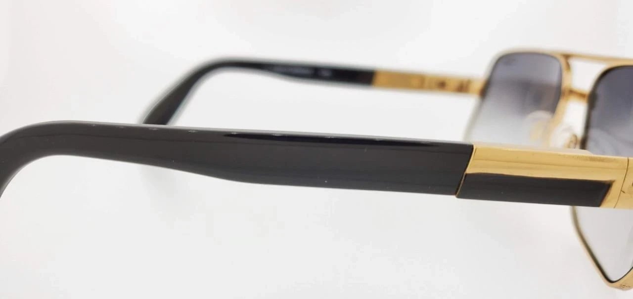 Men's Cazal Legends 988 Vintage Sunglasses – Black & Gold Frame – Model 988 COL 001 – Made in Germany - image 13 of 14