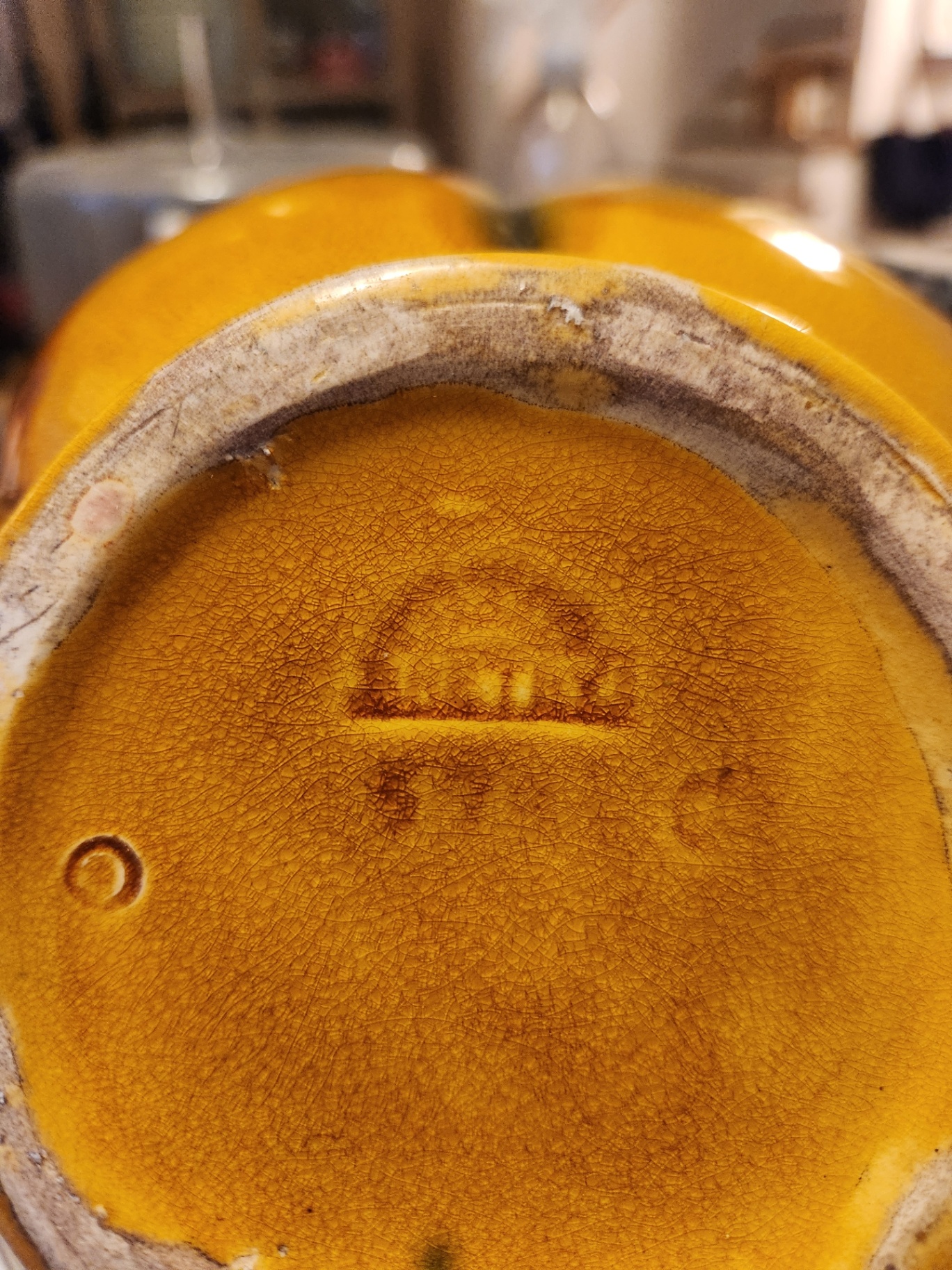 Bretby England Art Pottery Bowl / Planter – Drip Glaze – Marked Bretby (1890s-1920s piece) - image 2 of 5