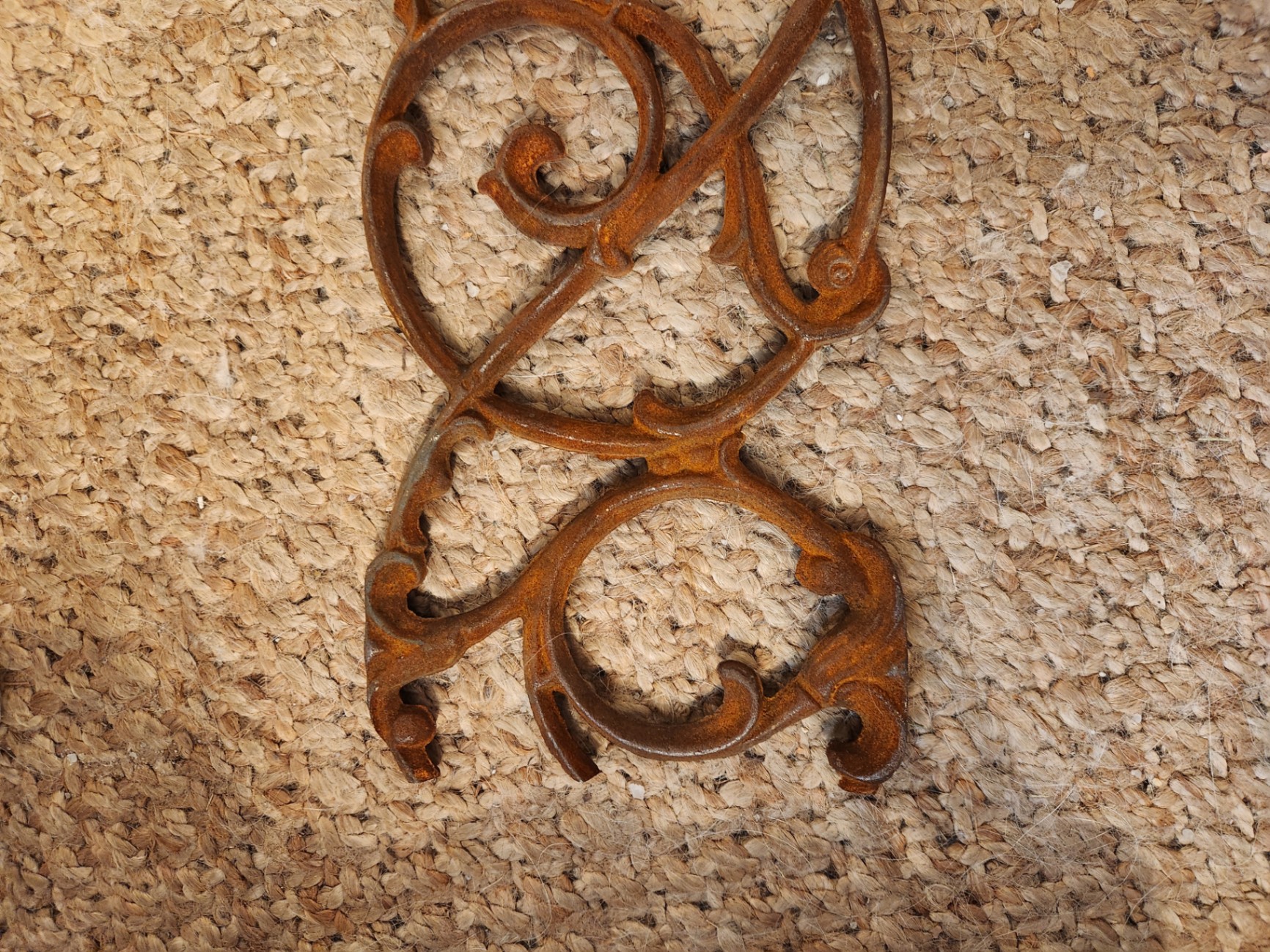 Ornate Cast Iron Scrollwork Architectural Panel / Grille – Vintage Garden & Wall Decor - image 5 of 5